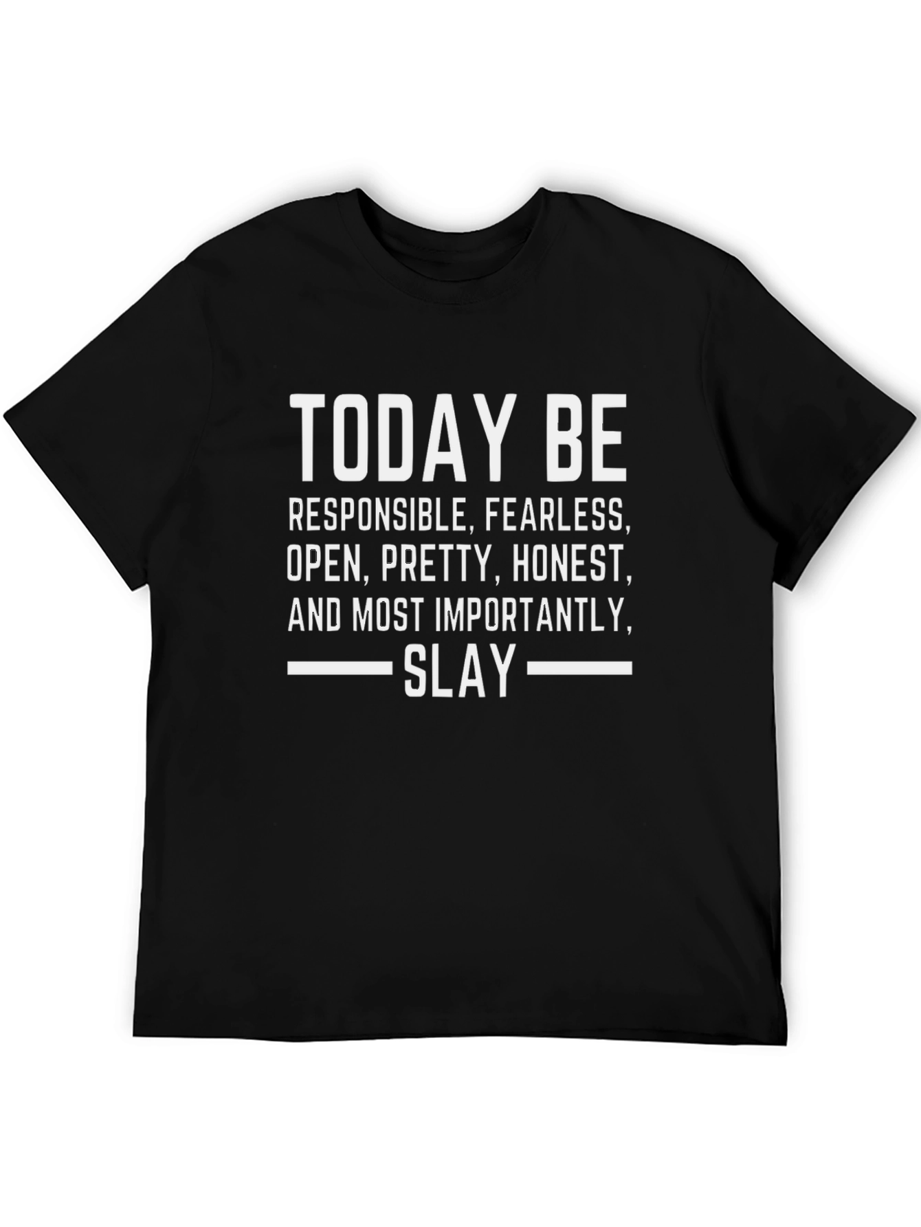 Black Today Be Slay Graphic T-Shirt view 5