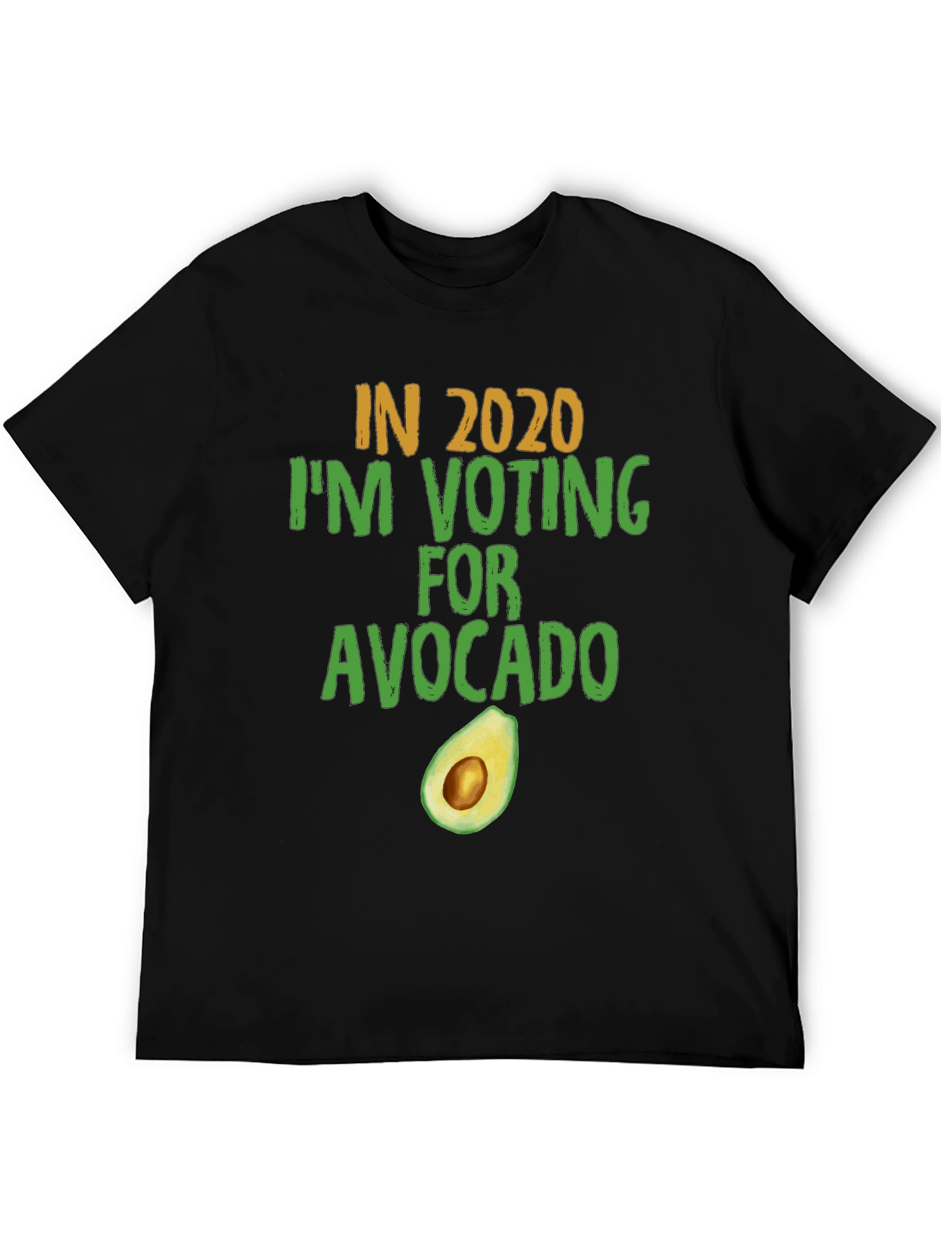 Black Avocado Voting Tee - 2020 Election Humor view 5