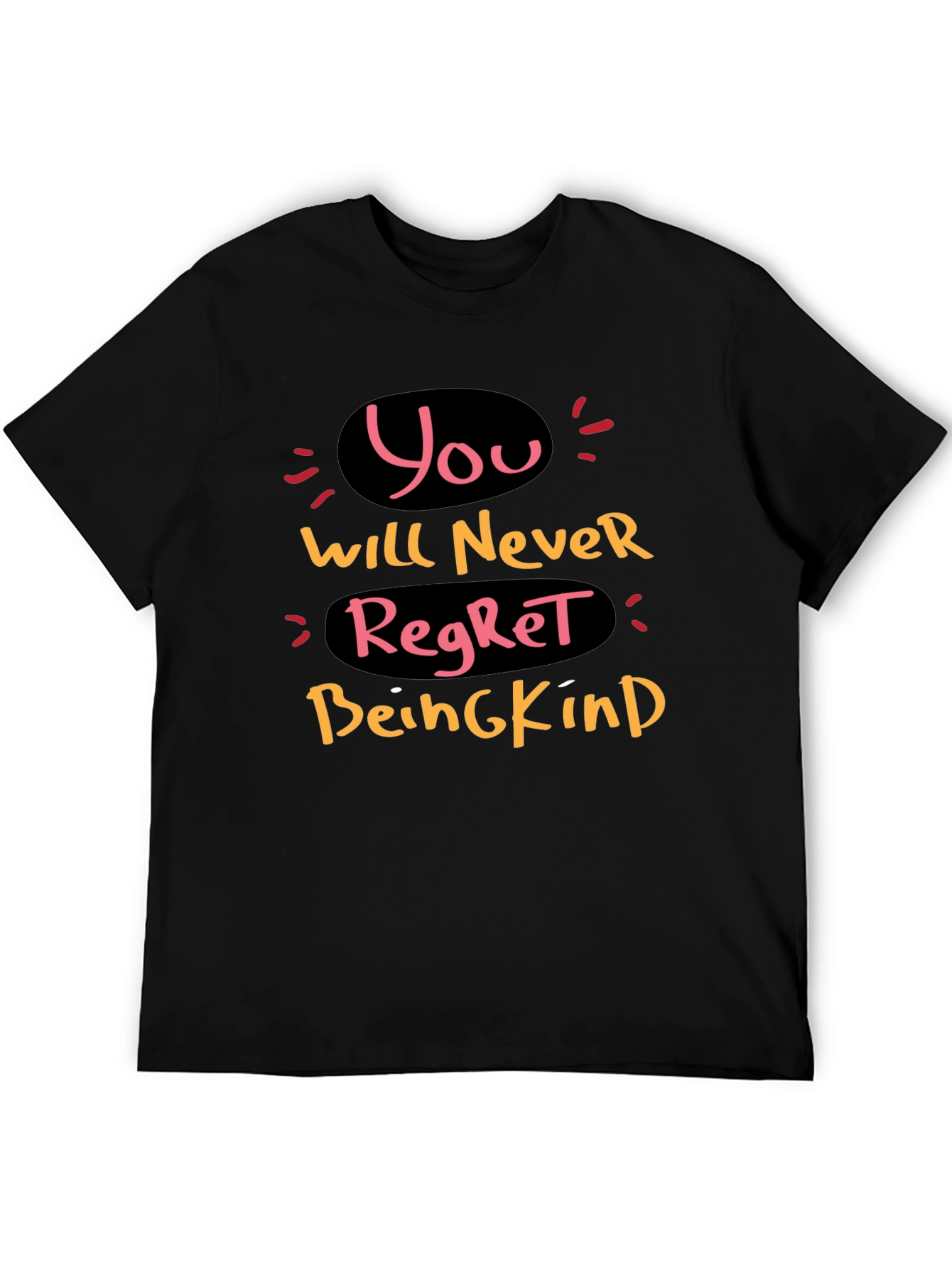 Black Kindness T-Shirt - You Will Never Regret It view 5