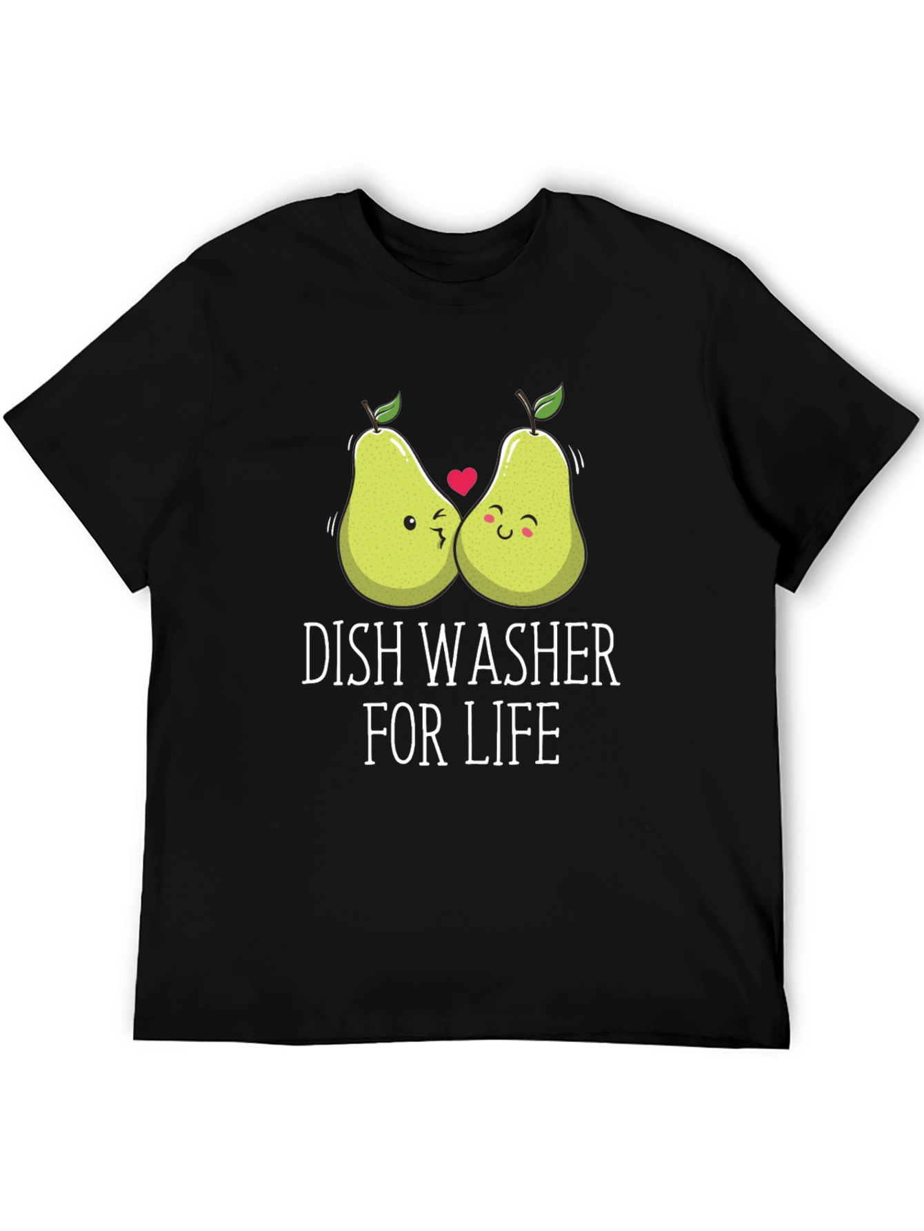 Black Dish Washer For Life T-Shirt view 5