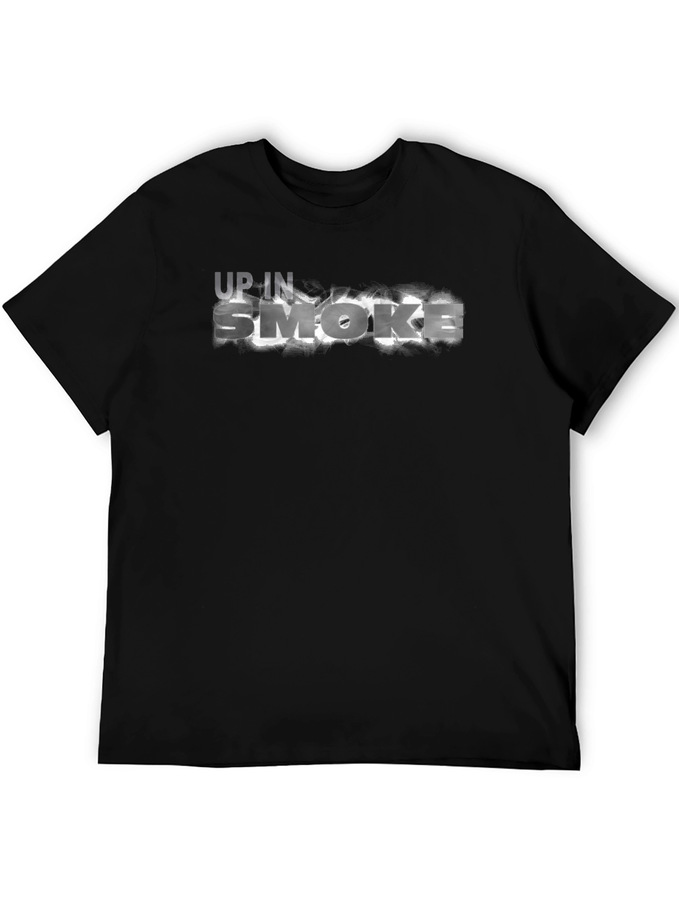 Black Up In Smoke Graphic Tee - Black view 5
