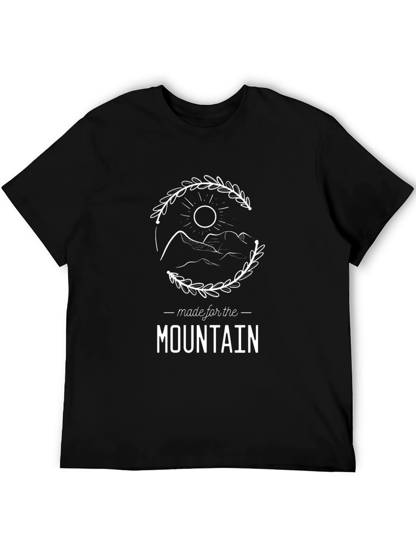 Black Made for the Mountain Graphic Tee - Black view 5