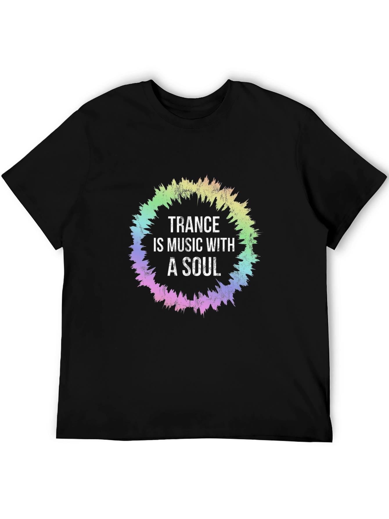 Black Trance Music Soul T-Shirt -  Vibrant Graphic Tee view 5
