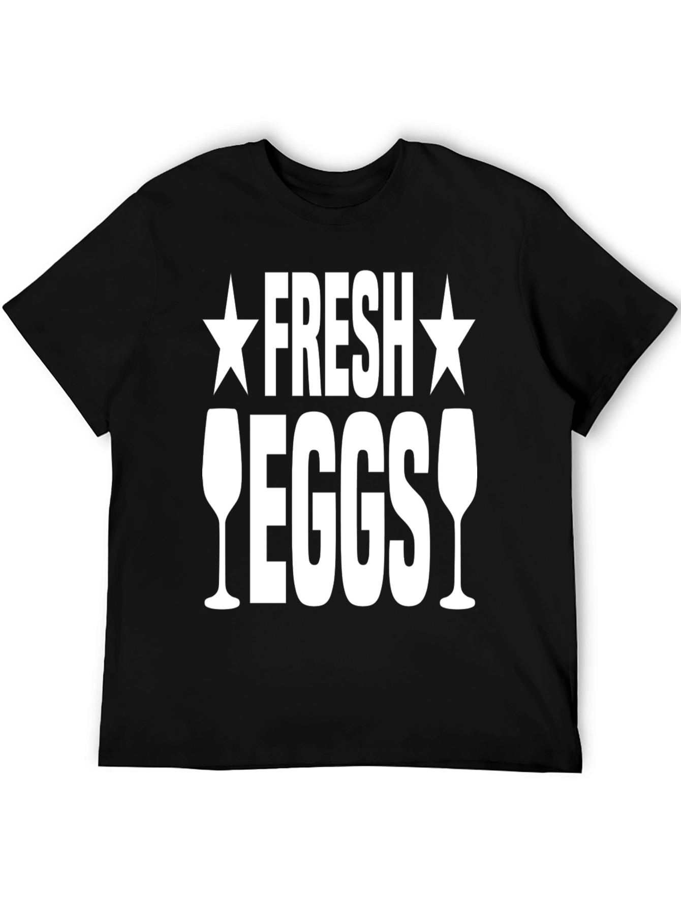 Black Fresh Eggsy T-Shirt view 5