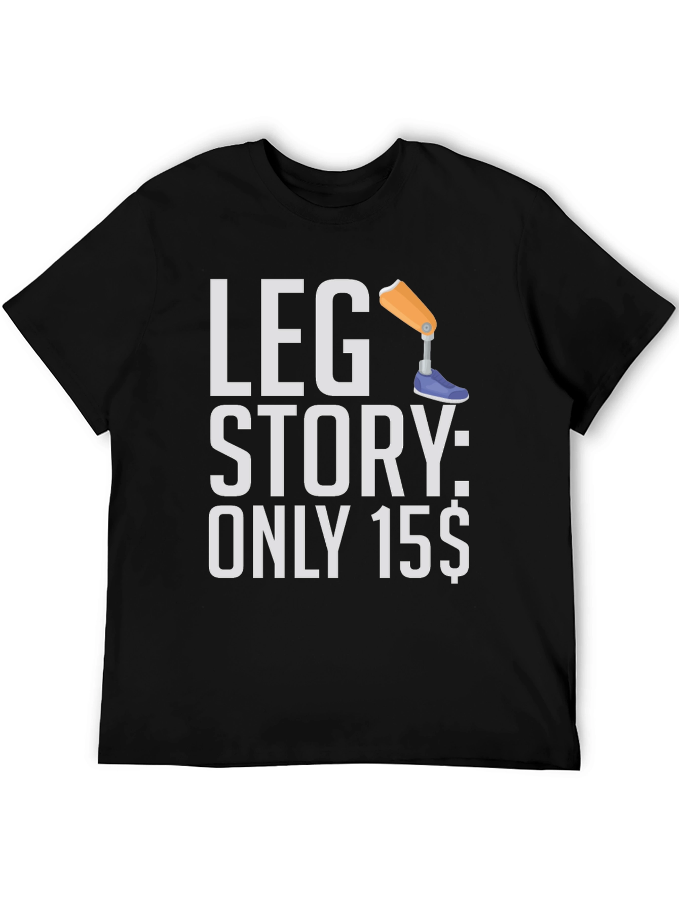 Black Leg Story T-Shirt - Only 15$ view 5