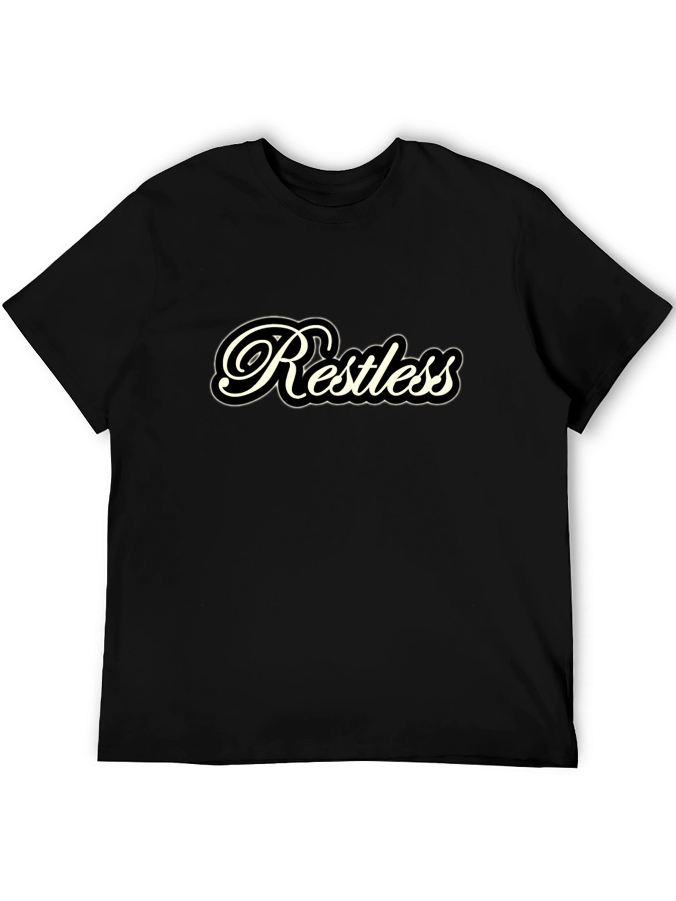 Black Restless Black T-Shirt: Casual Comfort view 5