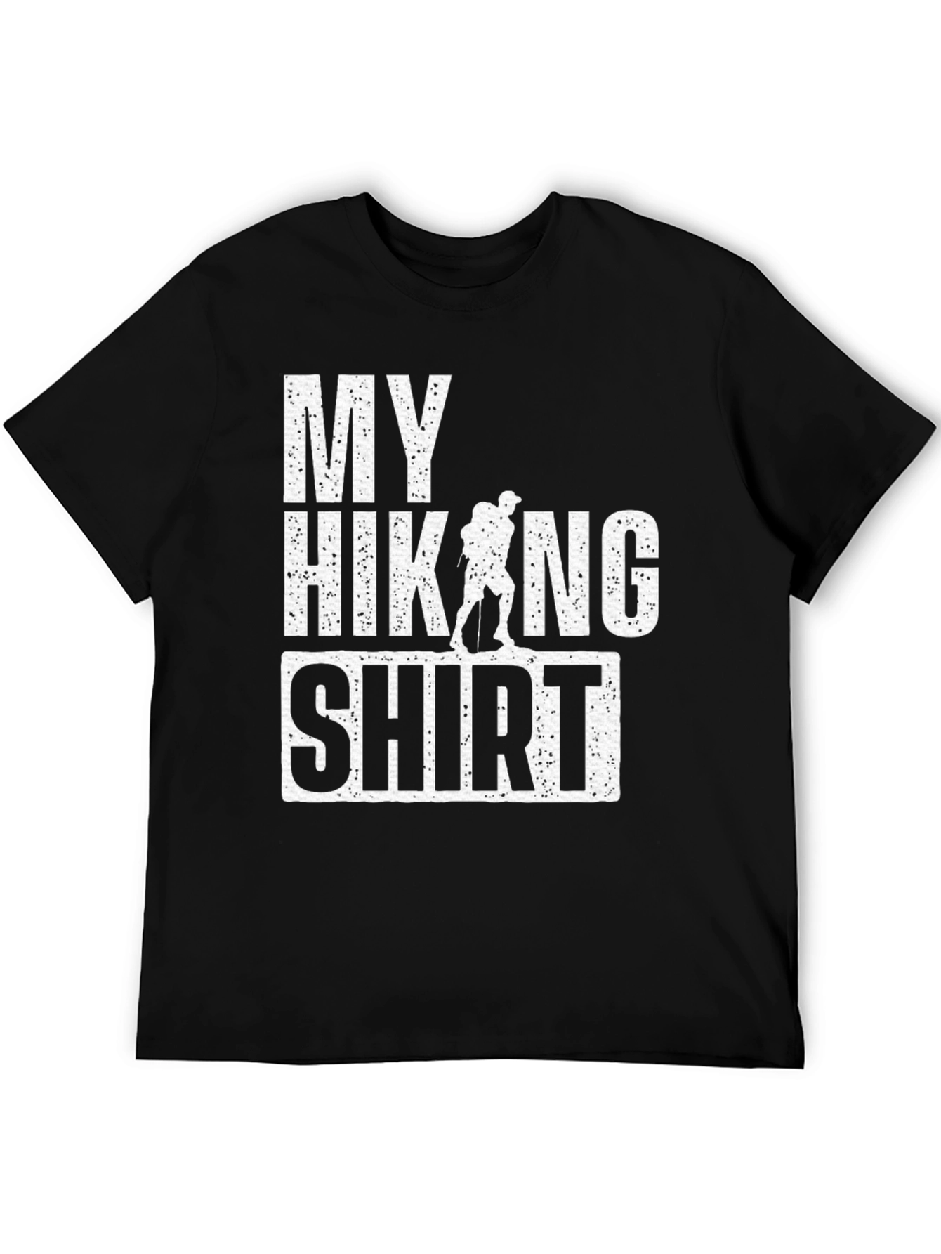 Black My Hiking Shirt - Funny Hiker Tee view 5