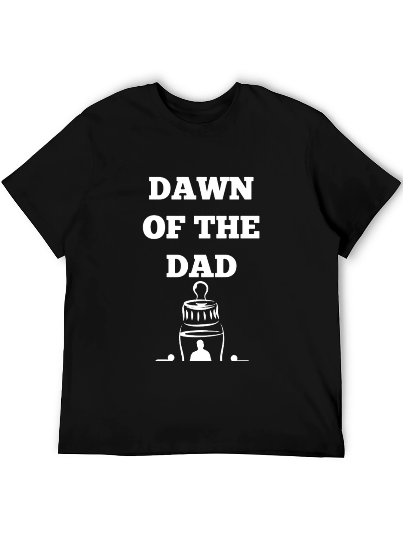 Black Dawn of the Dad T-Shirt - New Father Gift view 5