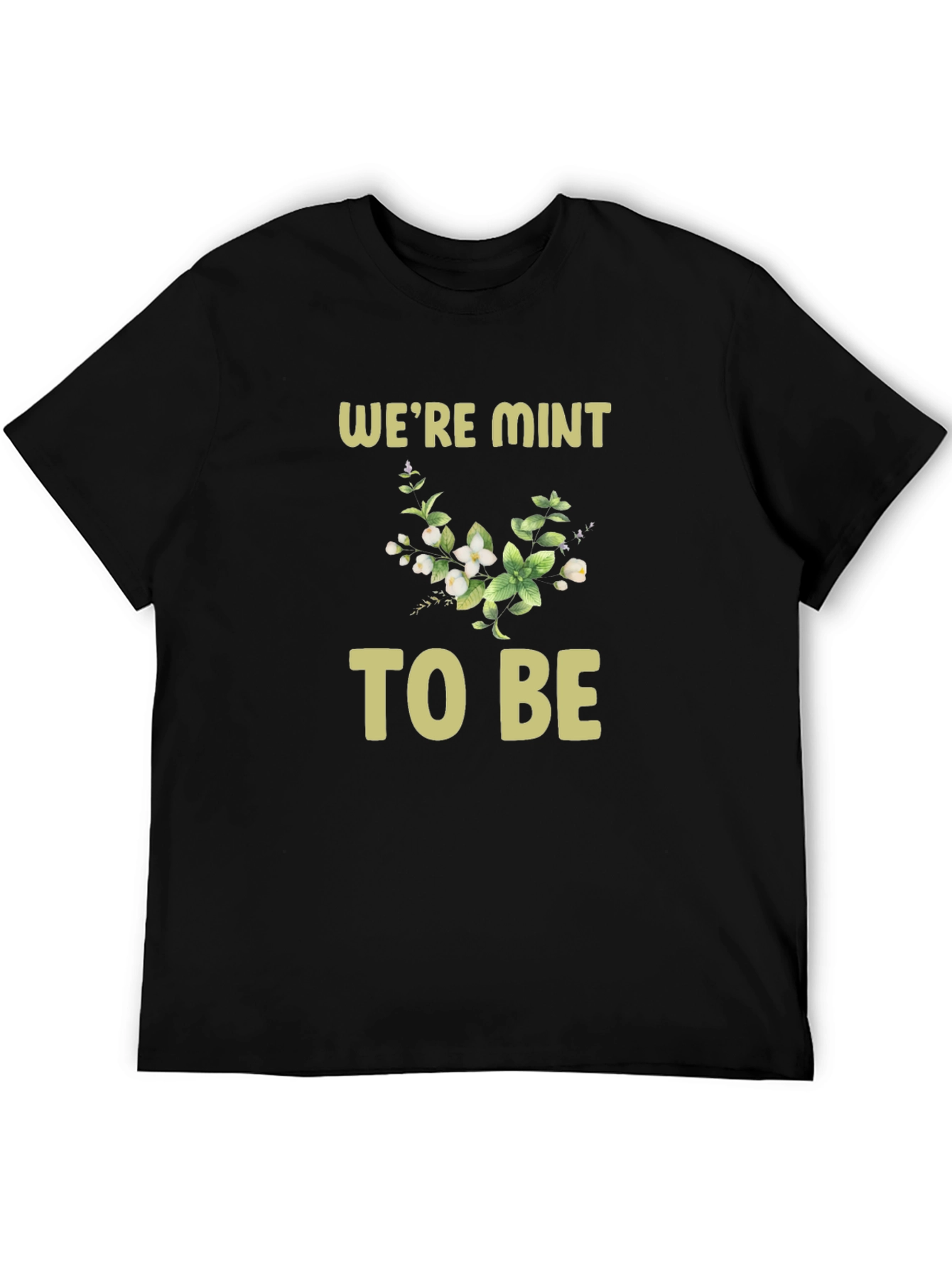 Black We're Mint to Be Graphic Tee view 5