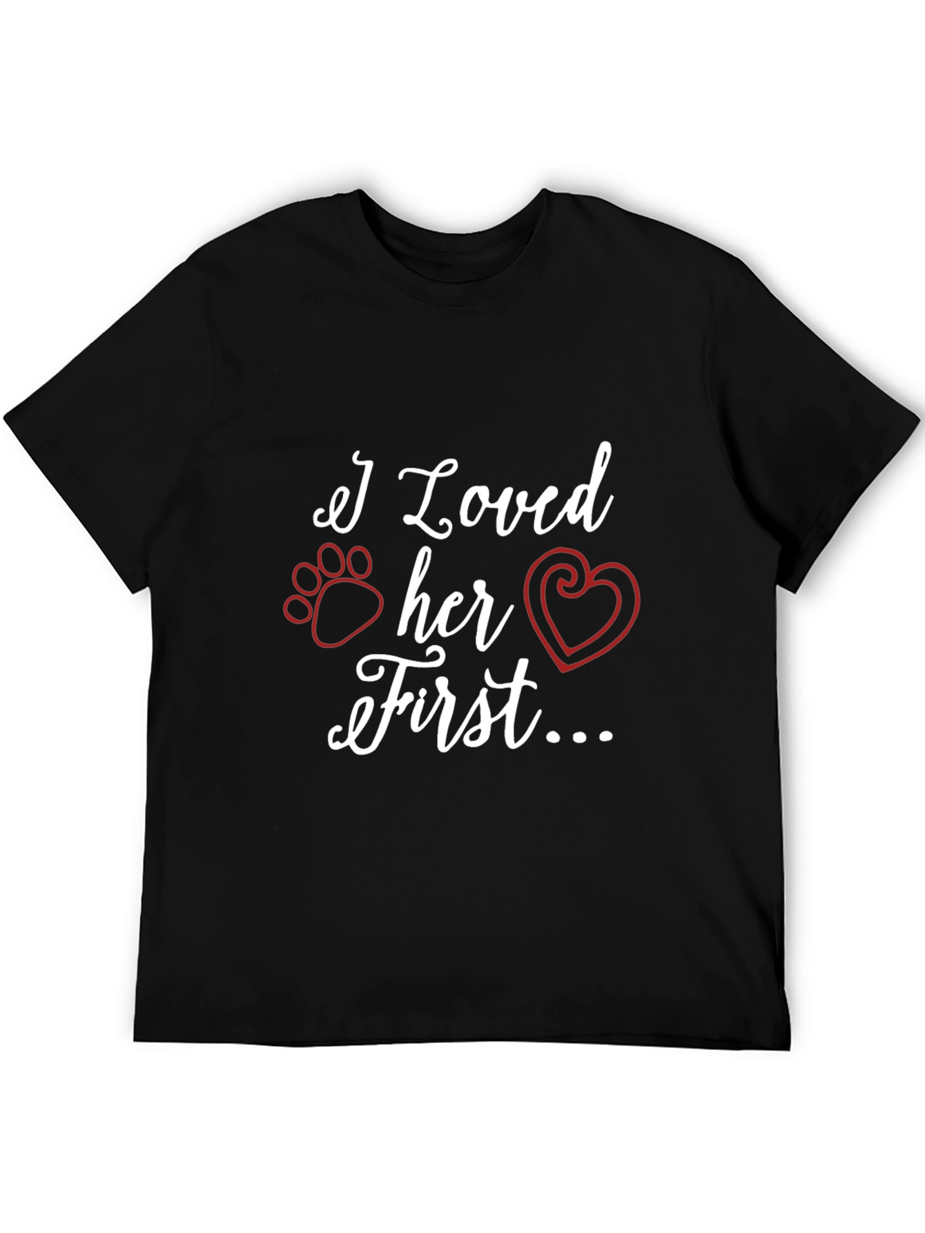 Black I Loved Her First Graphic Tee view 5