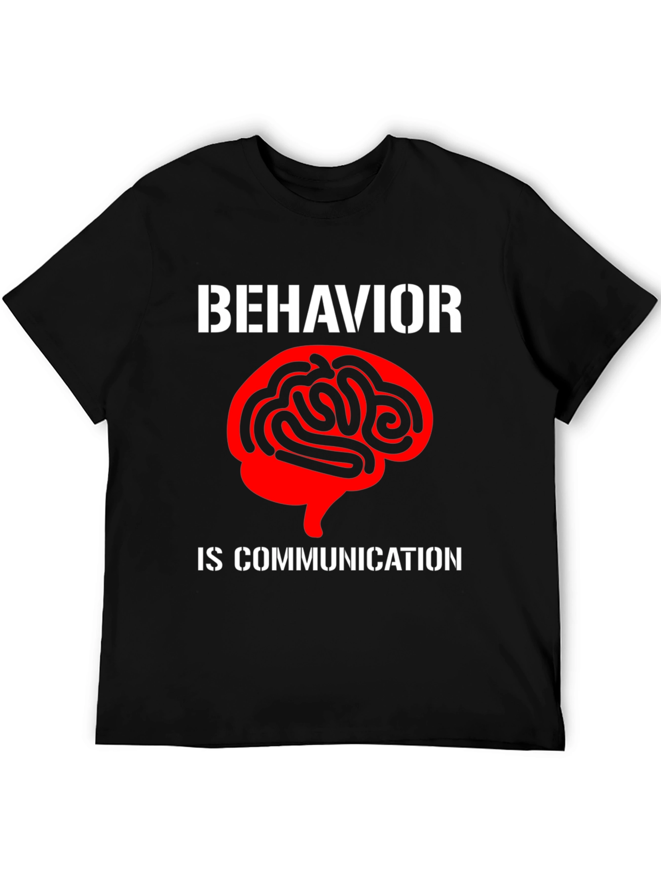 Black Behavior is Communication Graphic Tee view 5