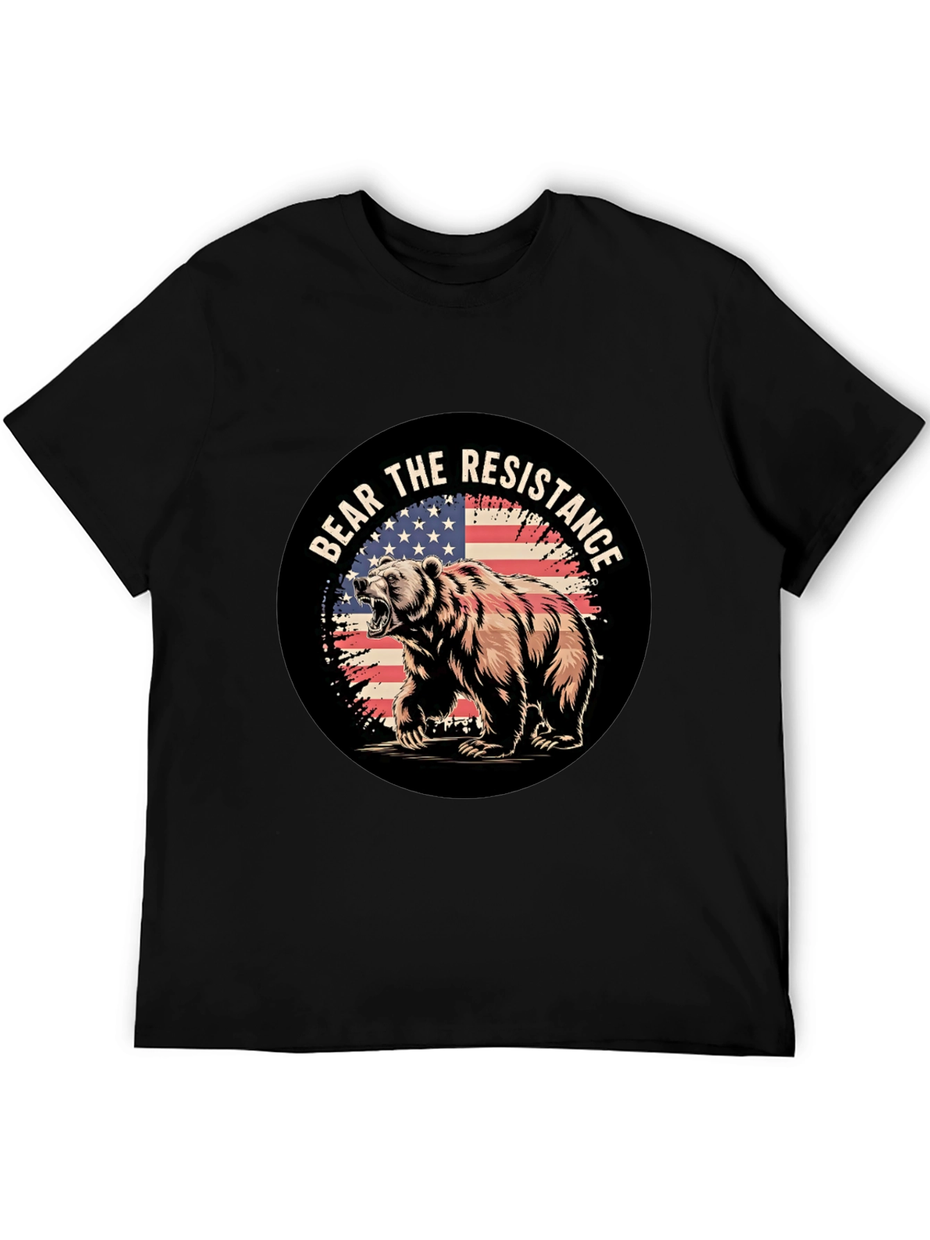 Black Bear the Resistance Graphic T-Shirt view 5