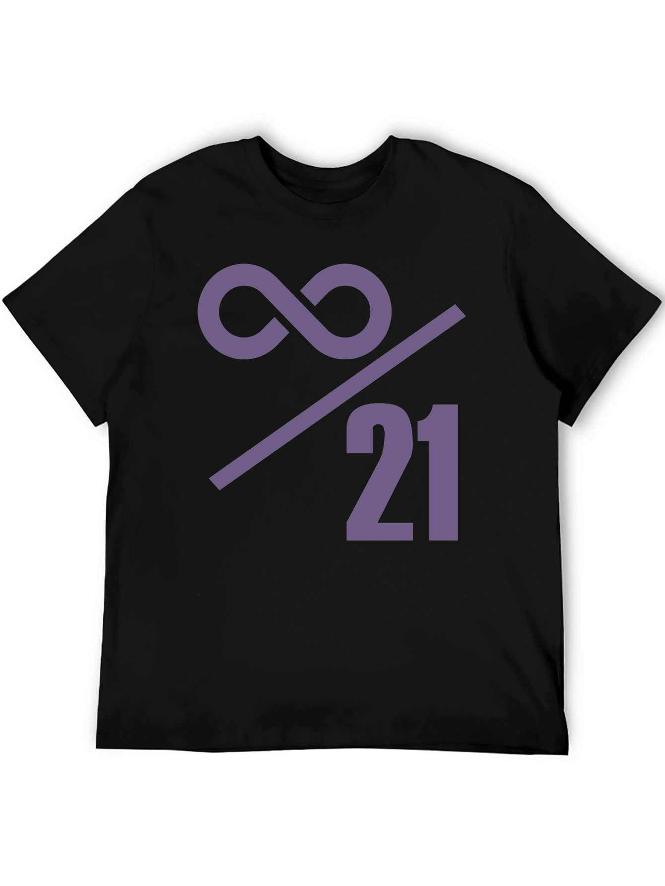 Black Infinity Over 21 Graphic Tee view 5