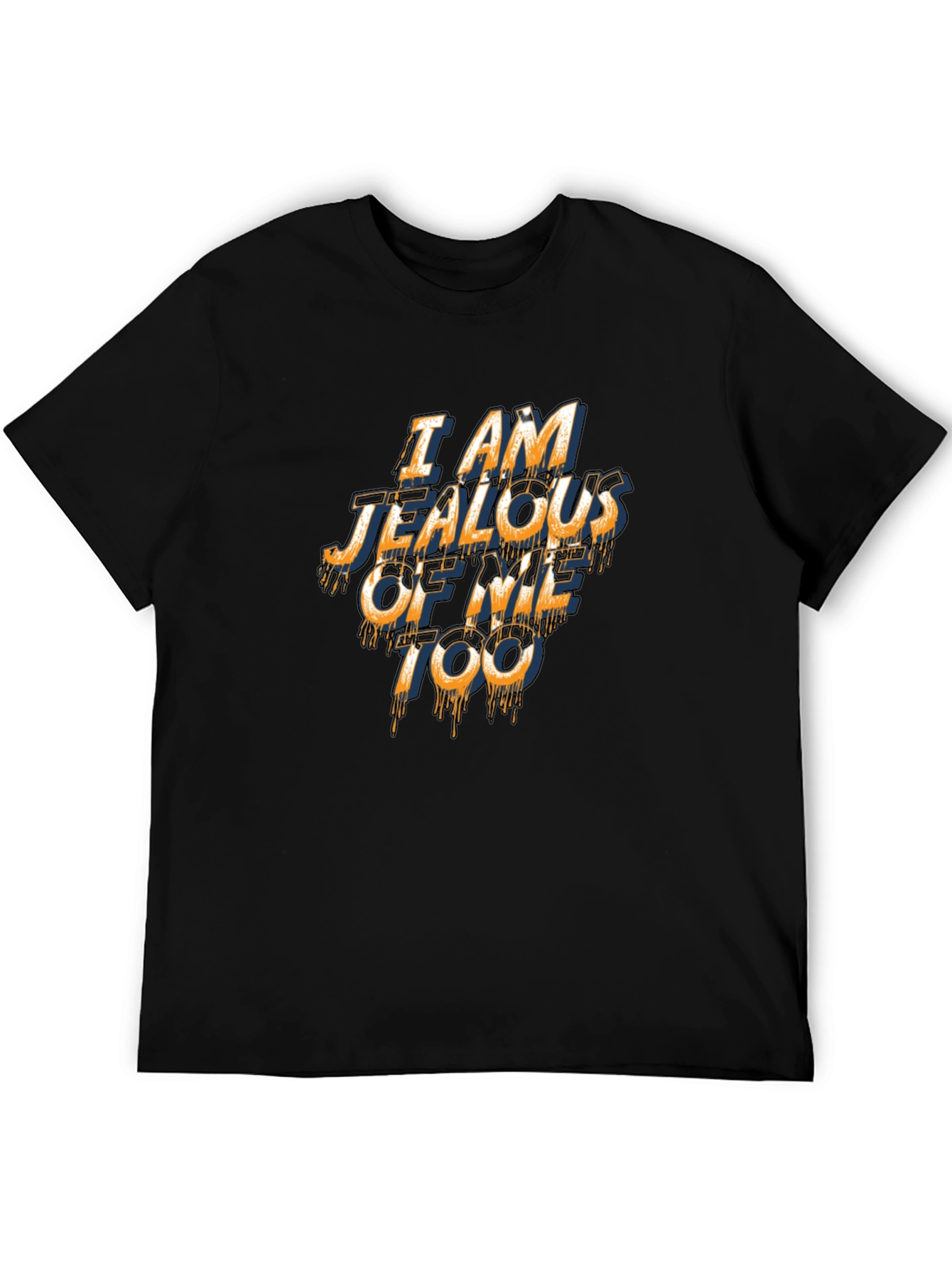 Black I Am Jealous of Me Too Graphic Tee view 5