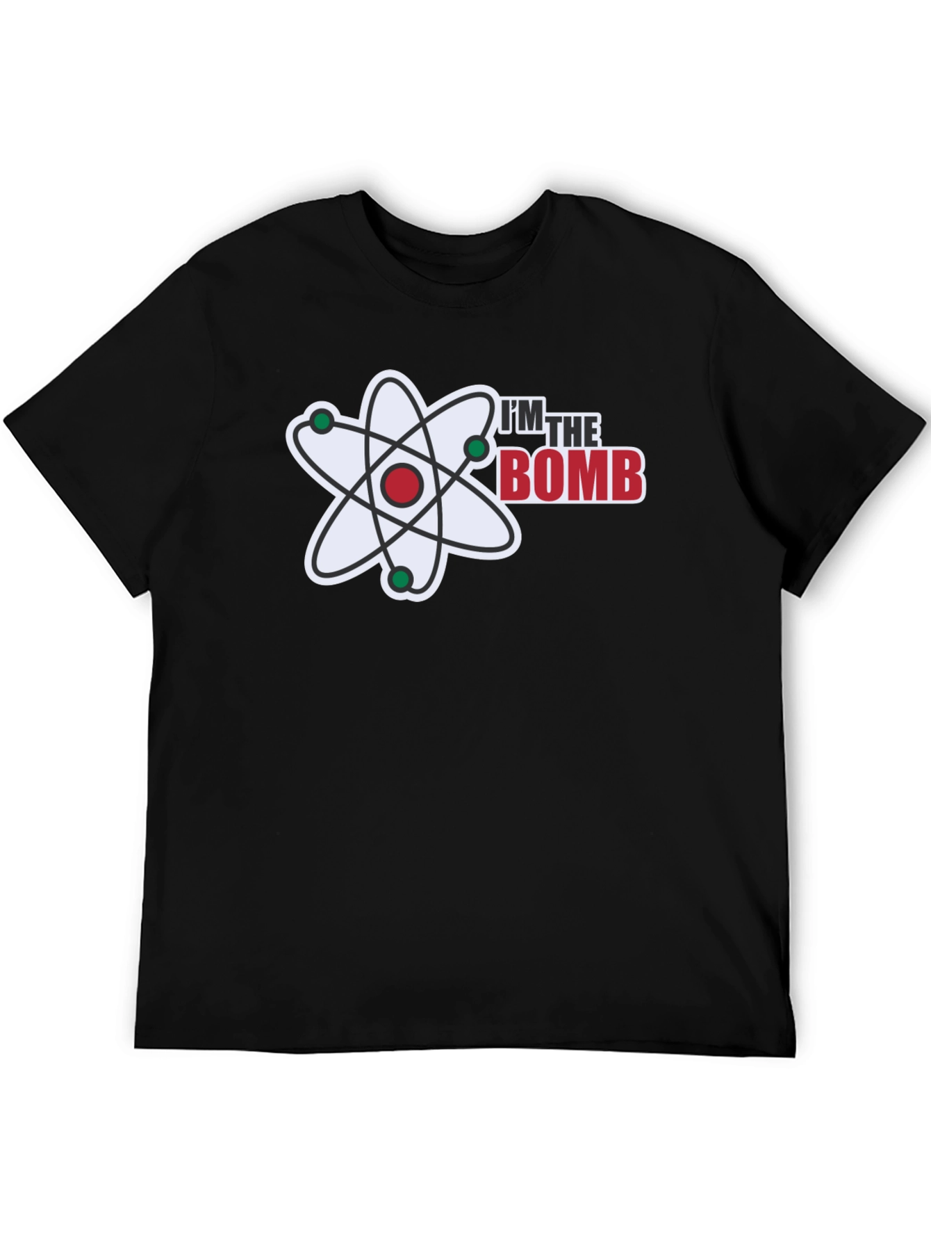 Black I'm the Bomb T-Shirt - Atomic Design view 5
