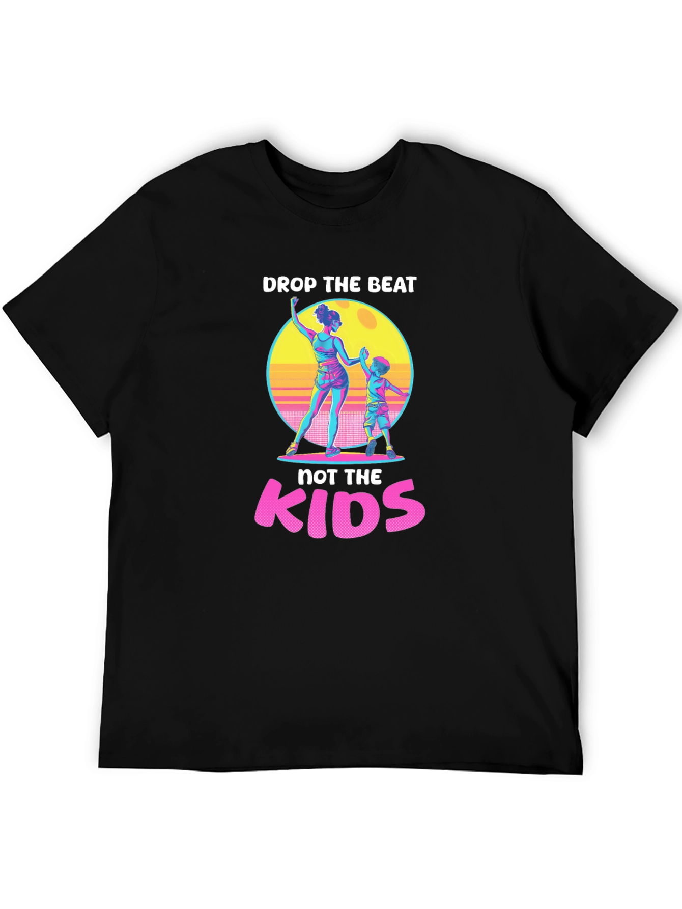 Black Drop the Beat, Not the Kids T-Shirt view 5