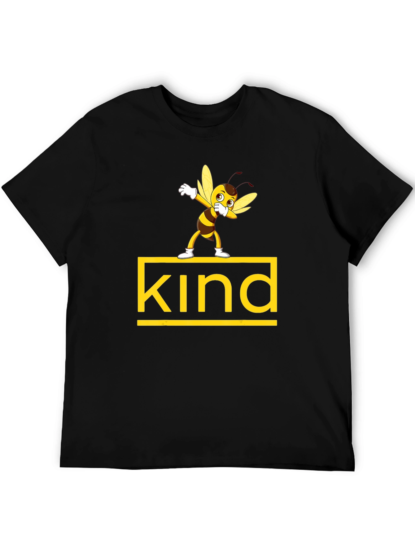 Black Bee Kind Black T-Shirt view 5