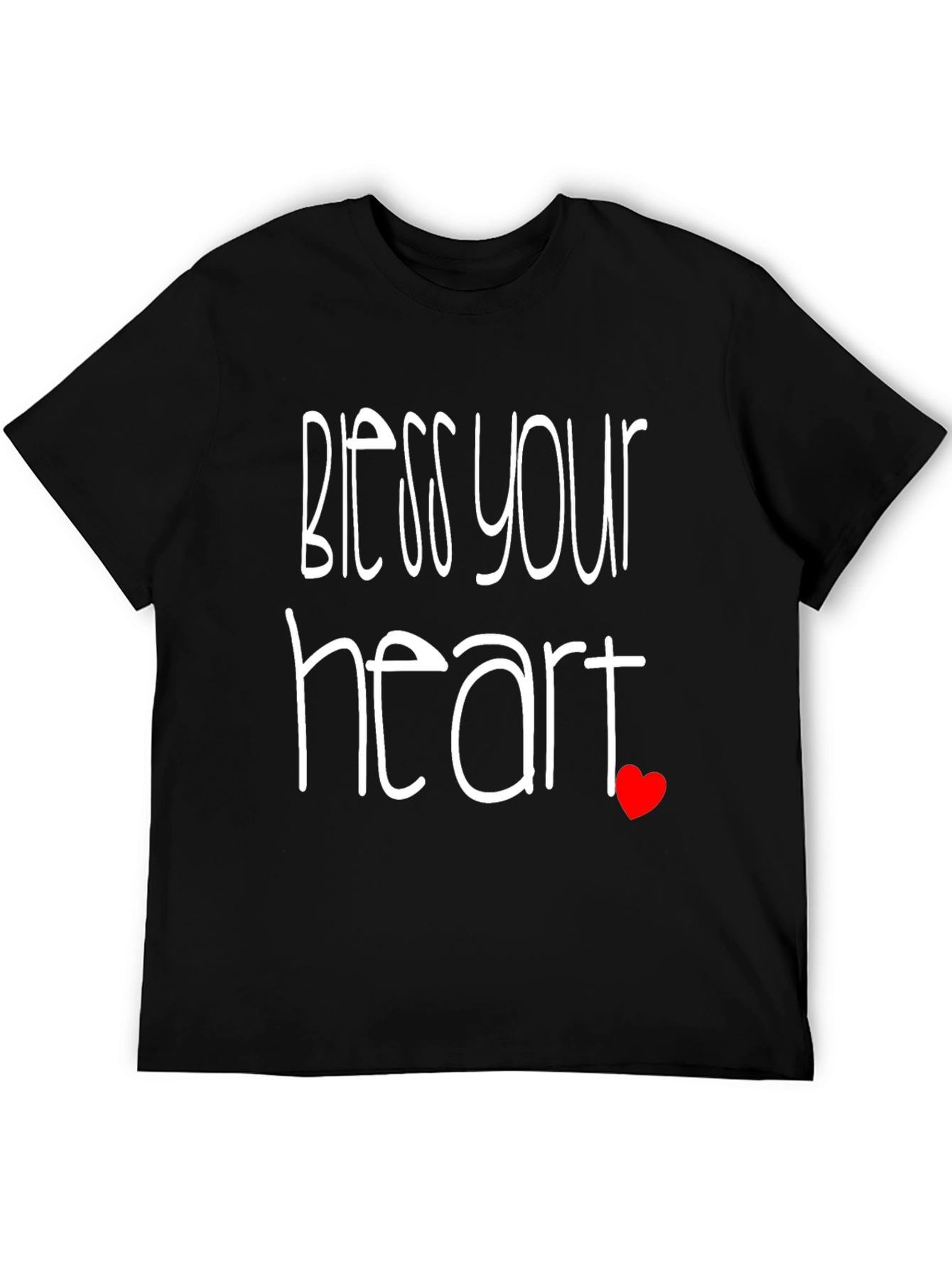 Black Bless Your Heart Black Graphic Tee view 5