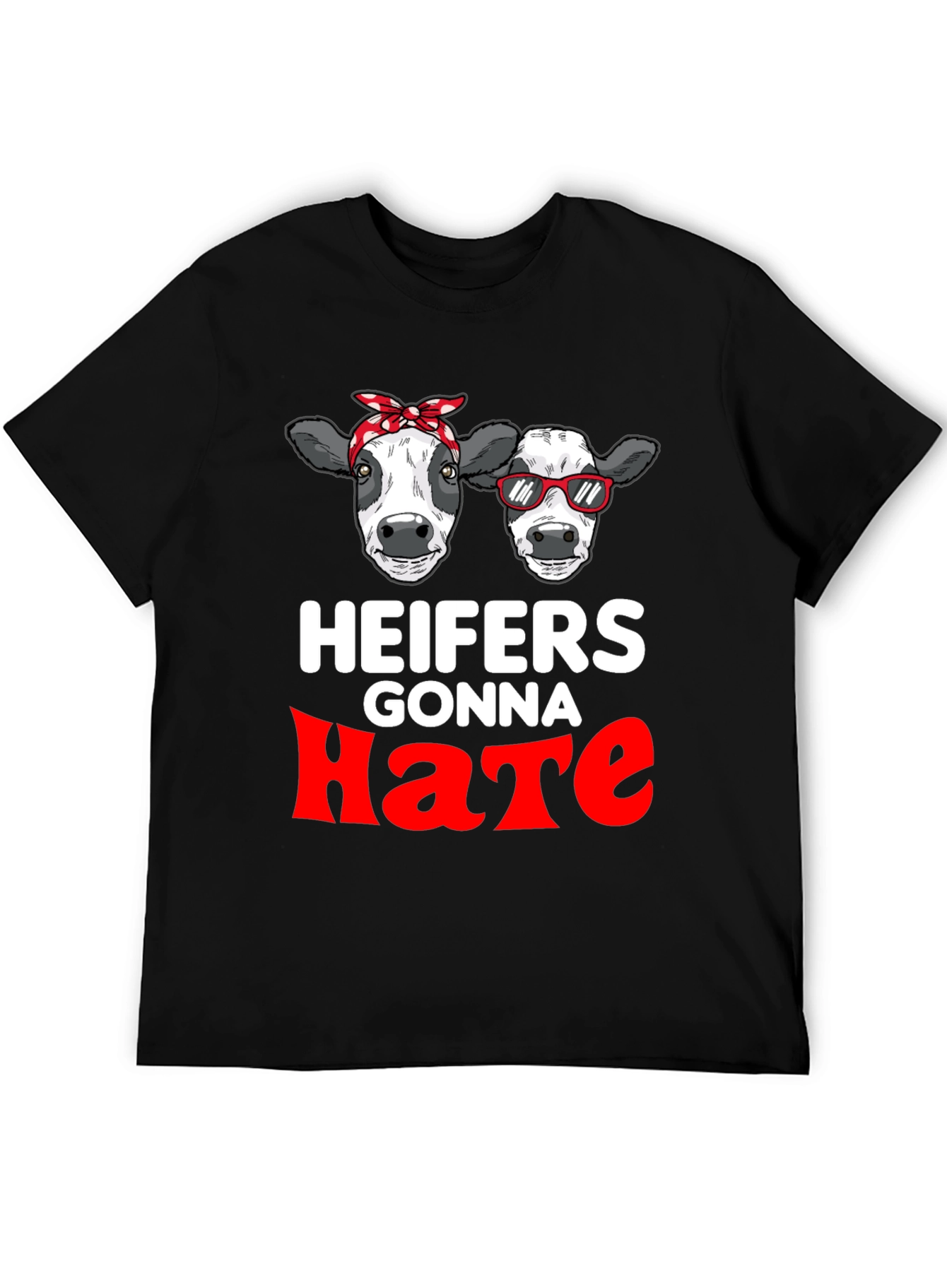Black Heifers Gonna Hate Graphic T-Shirt view 5