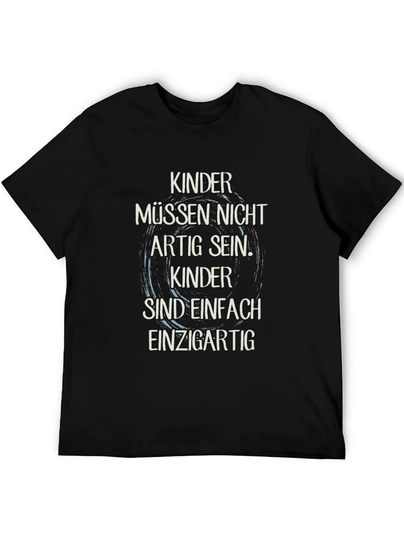 Black Kinder Uniqueness Black T-Shirt view 5