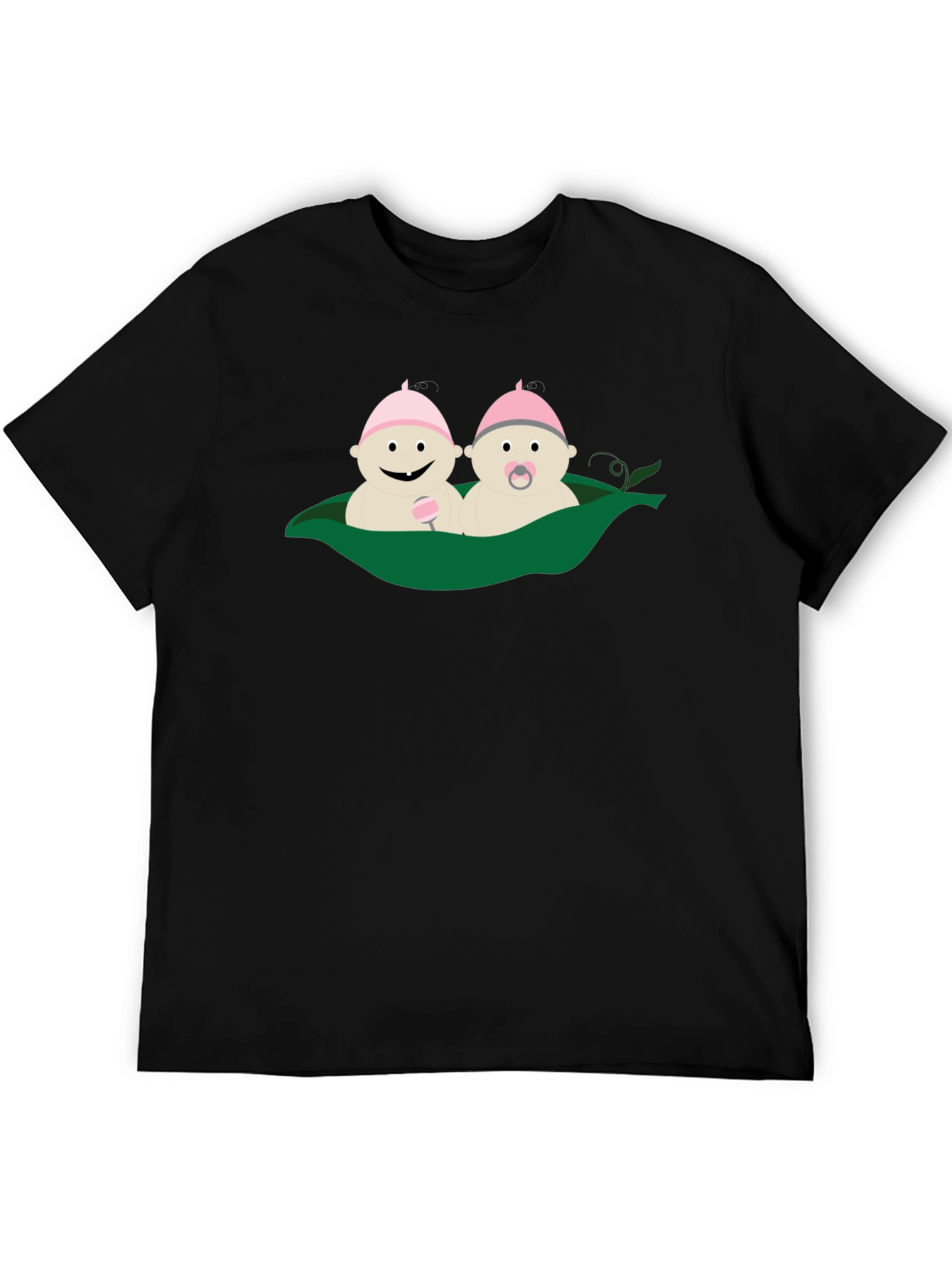 Black Two Peas in a Pod Graphic Tee view 5