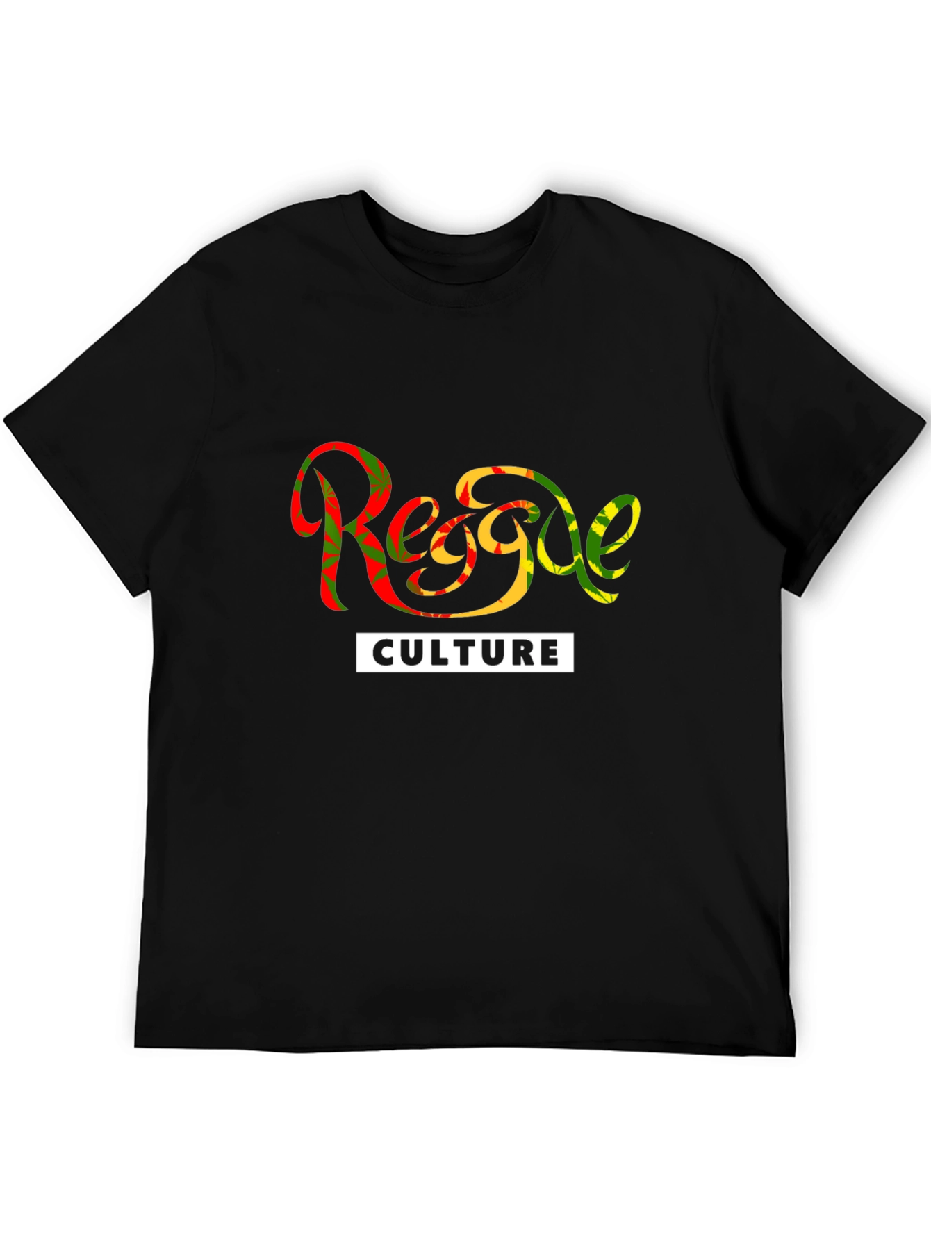 Black Reggae Culture Black T-Shirt - Stylish Graphic Tee view 5
