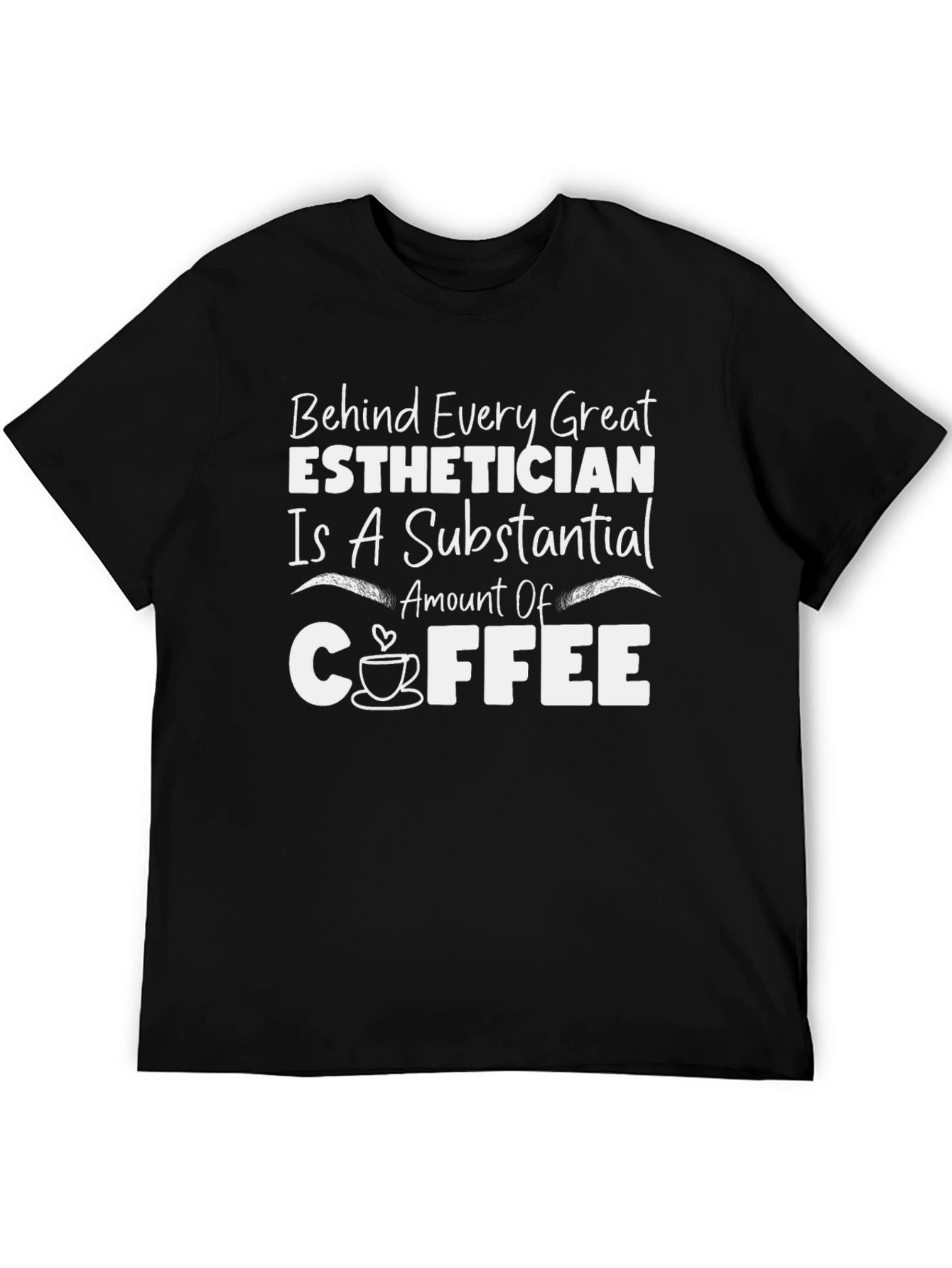 Black Esthetician Coffee T-Shirt - Great Gift! view 5
