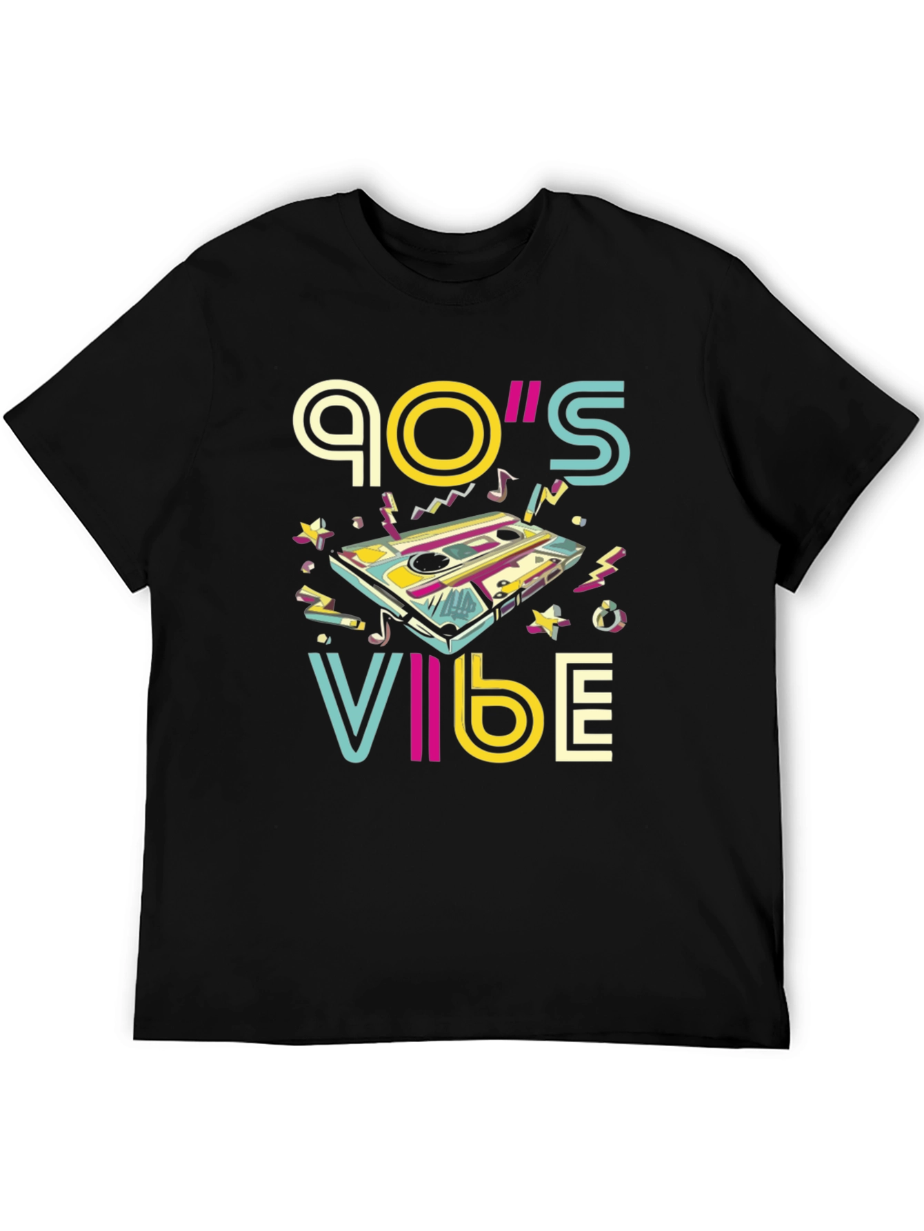 90's Vibe Retro Cassette Graphic T-Shirt - 5