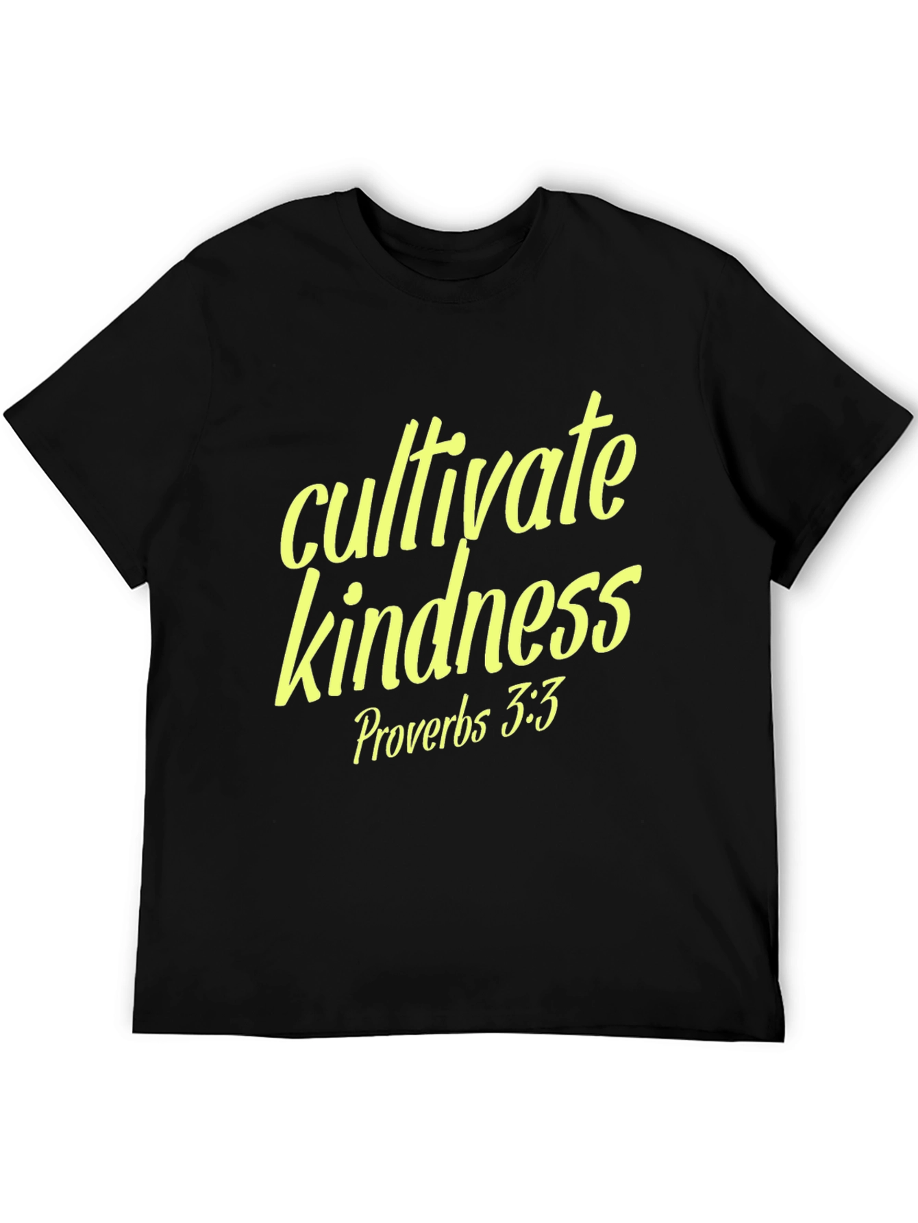 Black Cultivate Kindness Black T-Shirt view 5