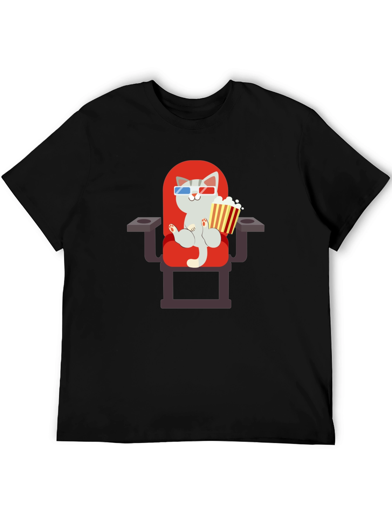 Black Cat Movie Lover Graphic Tee view 5