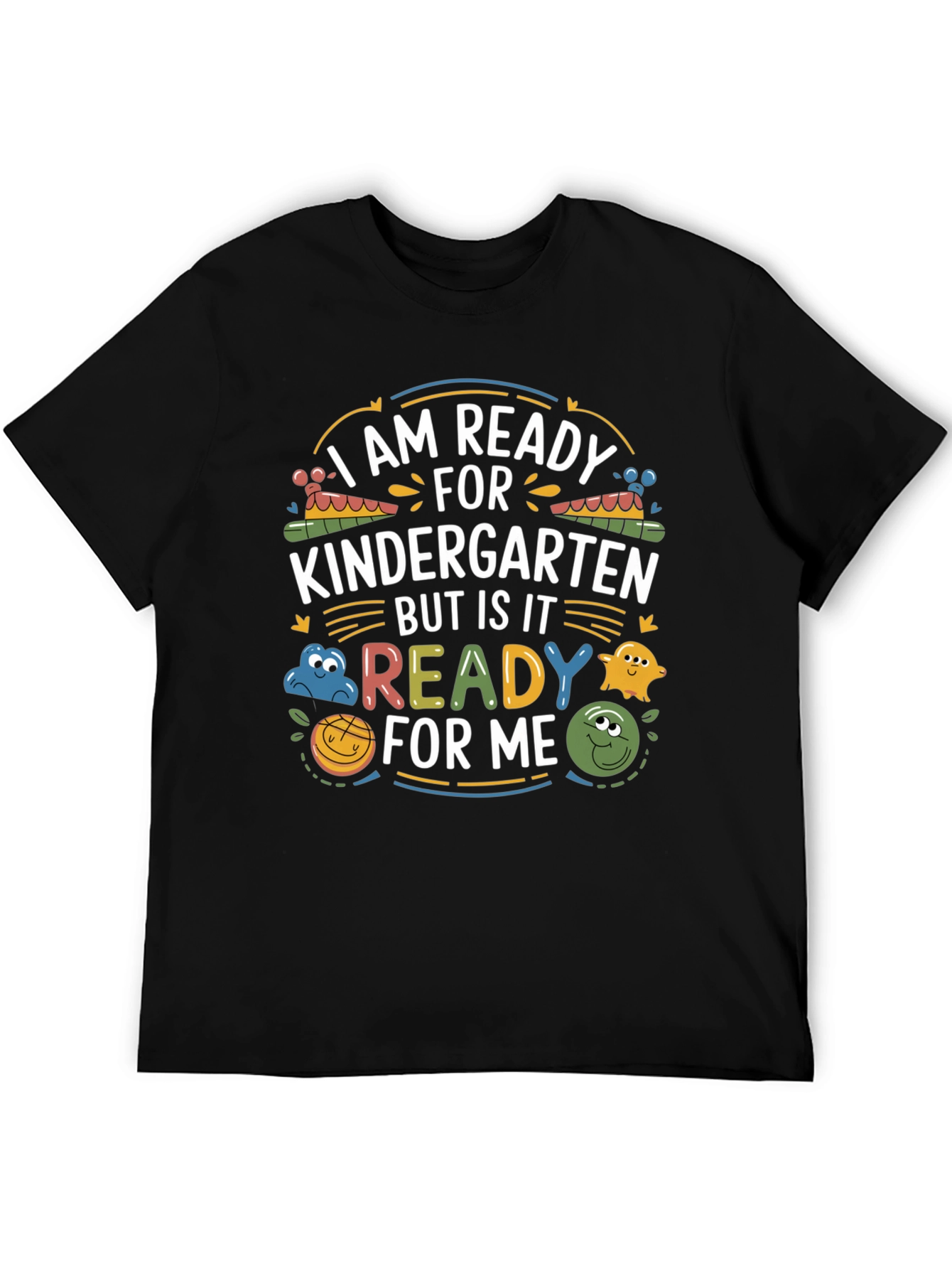 Black Ready for Kindergarten Tee view 5