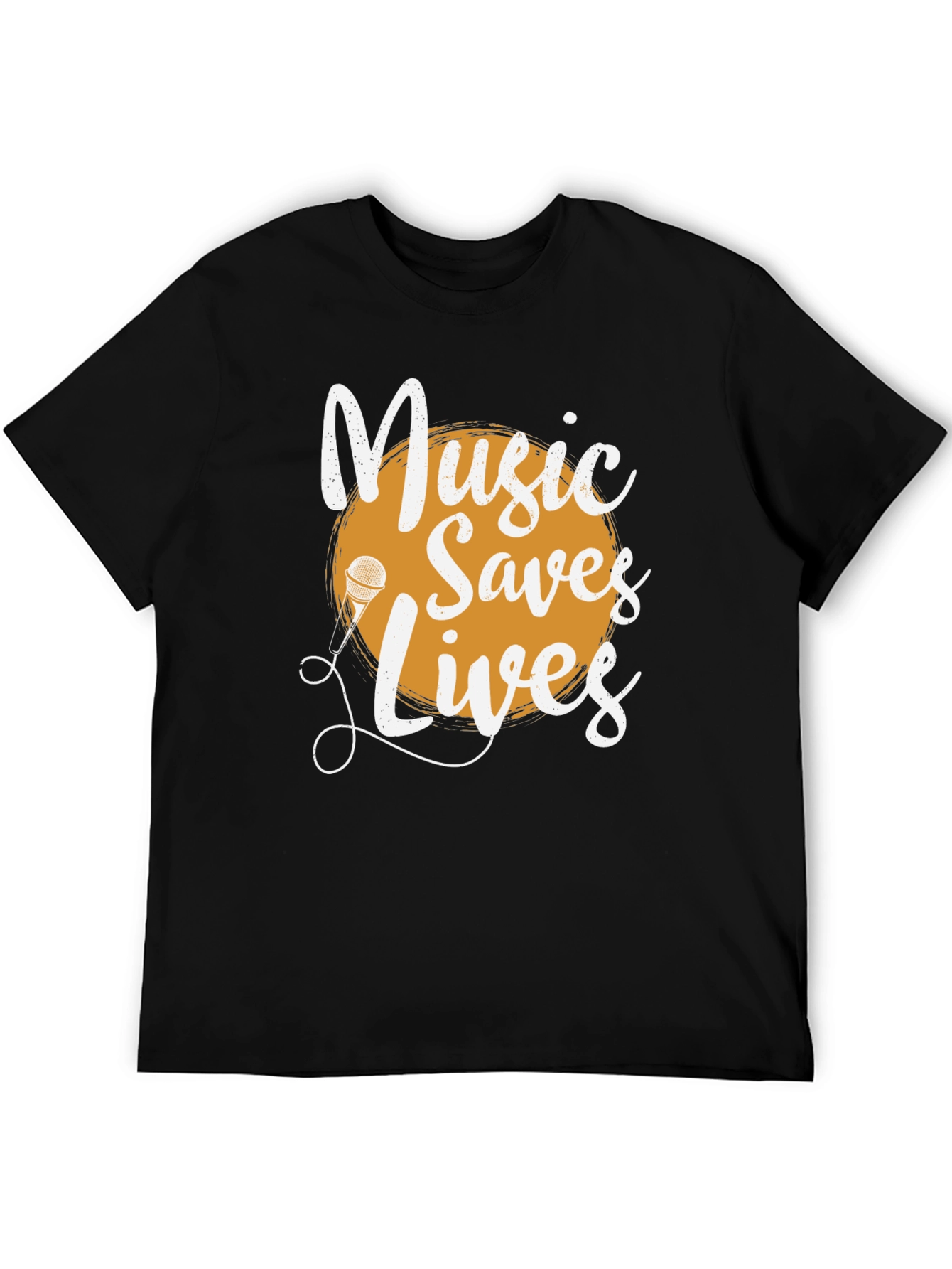 Black Music Saves Lives Graphic Tee view 5