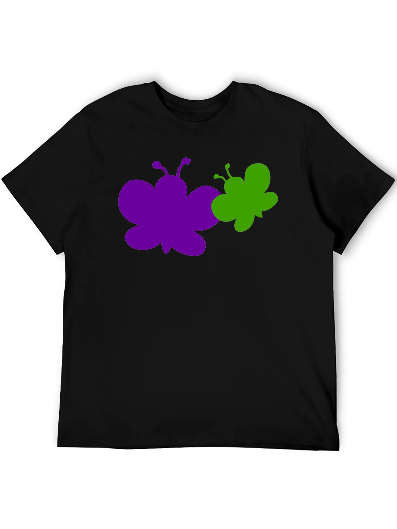 Black Butterfly Graphic Tee - Stylish Cotton T-Shirt view 5