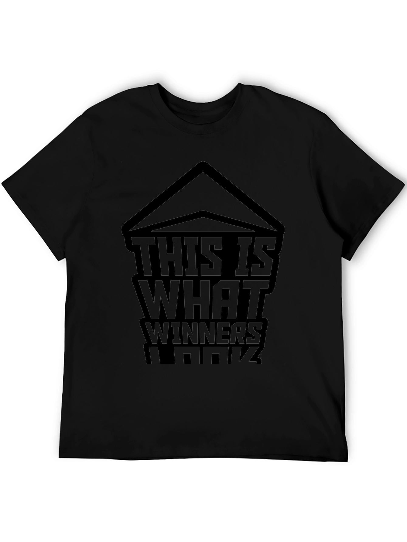Black This Is What Winners Look Like - Black T-Shirt view 5