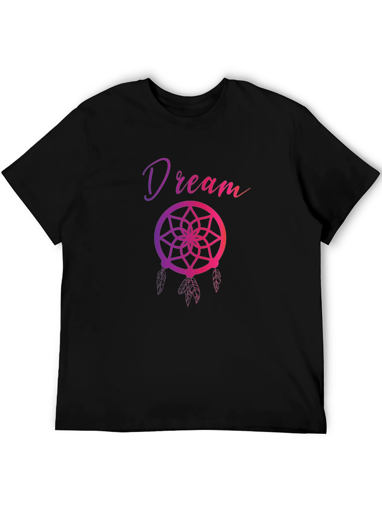 Black Dream Catcher Graphic T-Shirt view 5