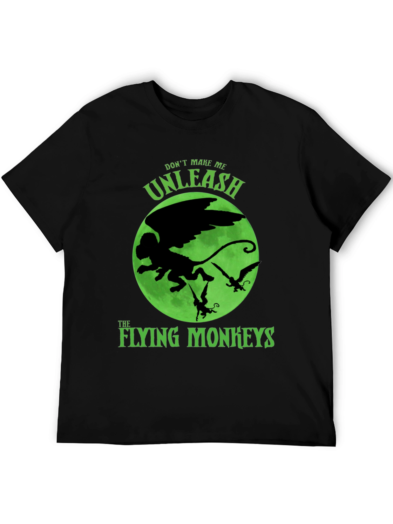 Black Flying Monkeys Graphic T-Shirt view 5