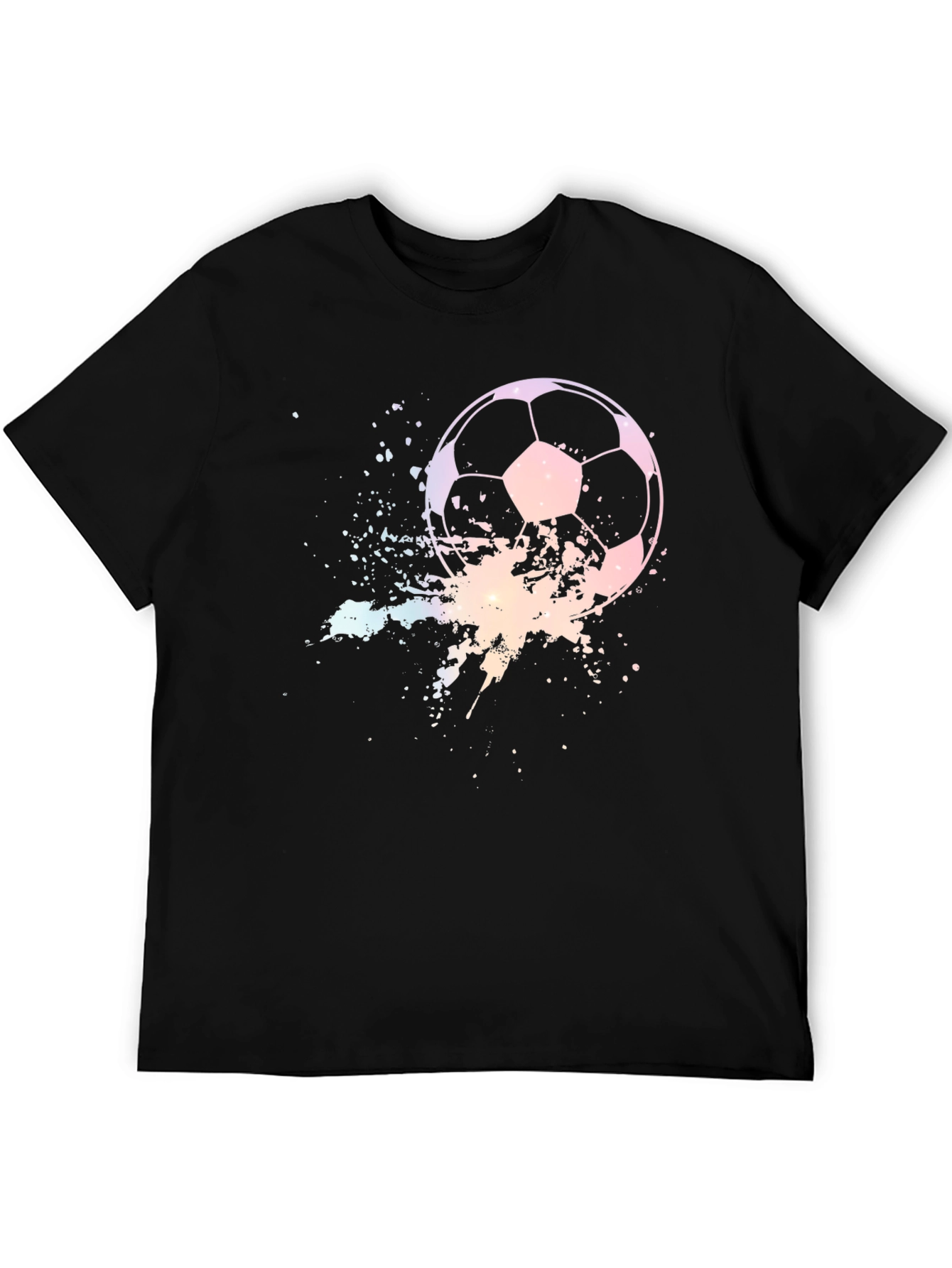 Black Soccer Splatter T-Shirt view 5