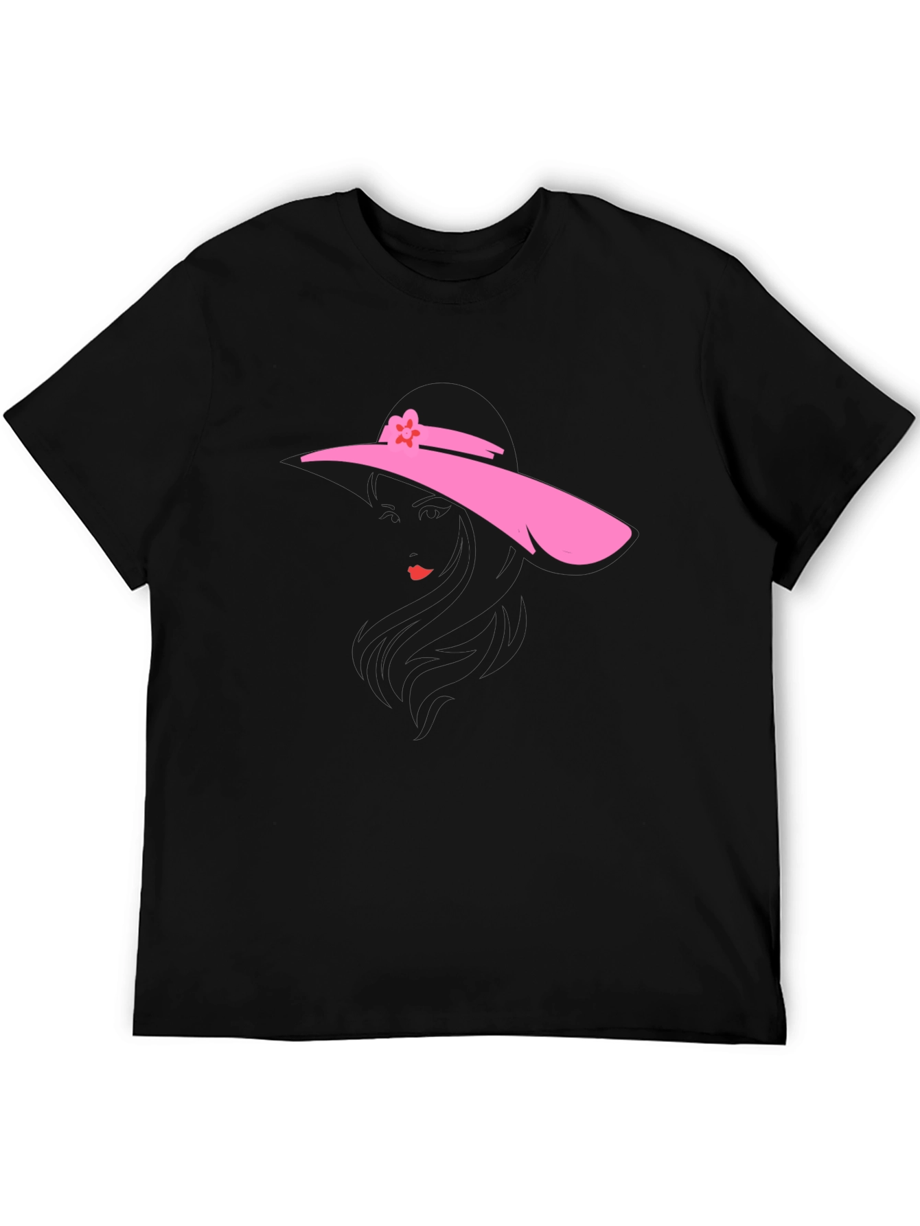 Black Stylish Silhouette T-Shirt view 5