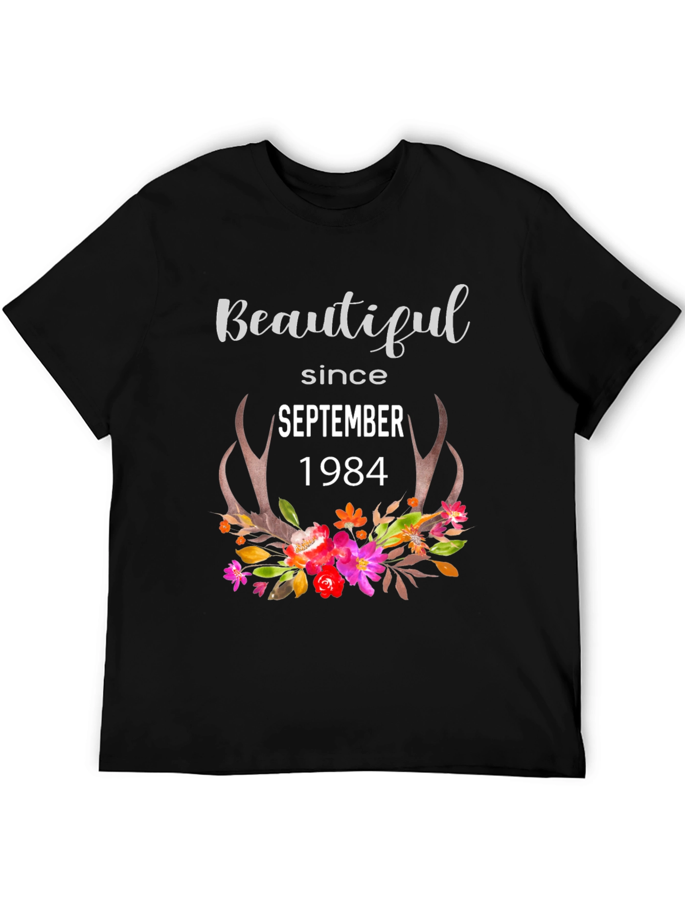 Black Beautiful Since September 1984 T-Shirt view 5