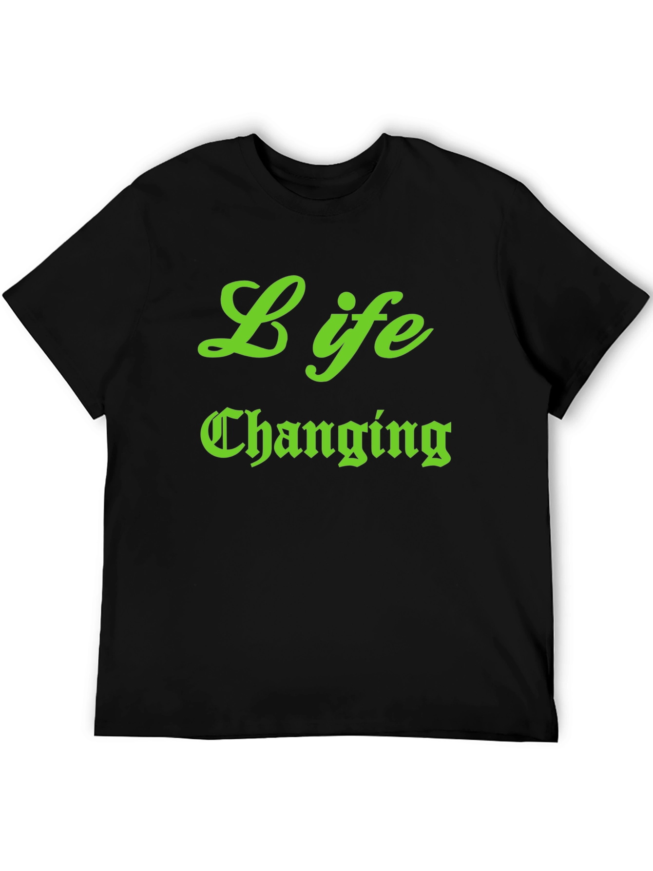 Black Life Changing Black Graphic Tee view 5