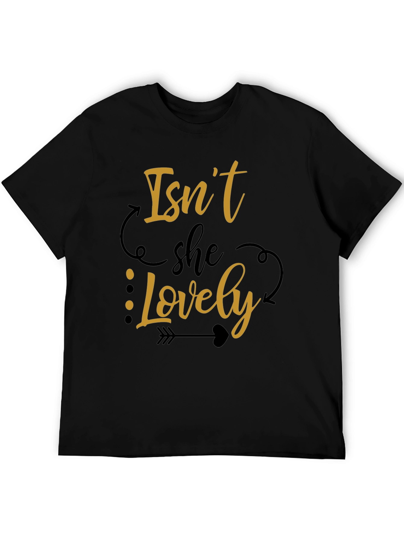 Black Isn't She Lovely Graphic T-Shirt view 5