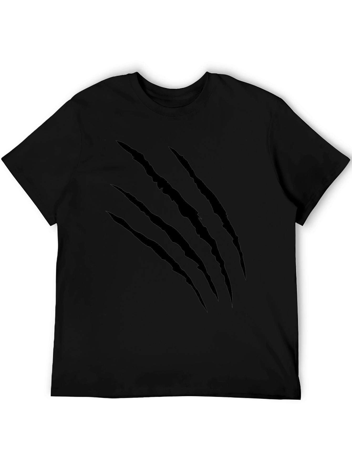 Black Black Claw Mark Graphic T-Shirt view 5