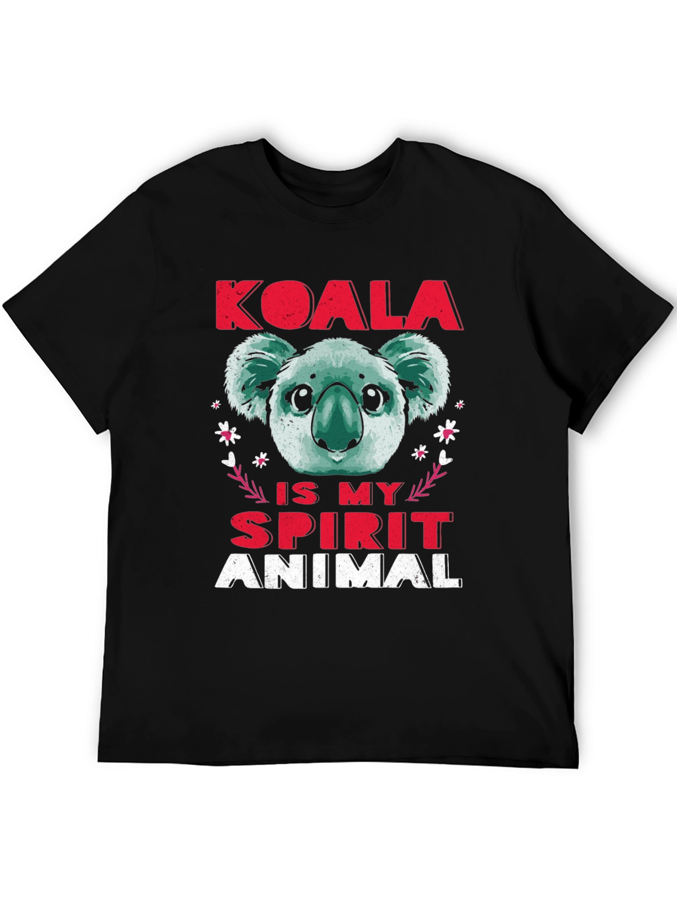 Black Koala Spirit Animal T-Shirt - Cute Graphic Tee view 5