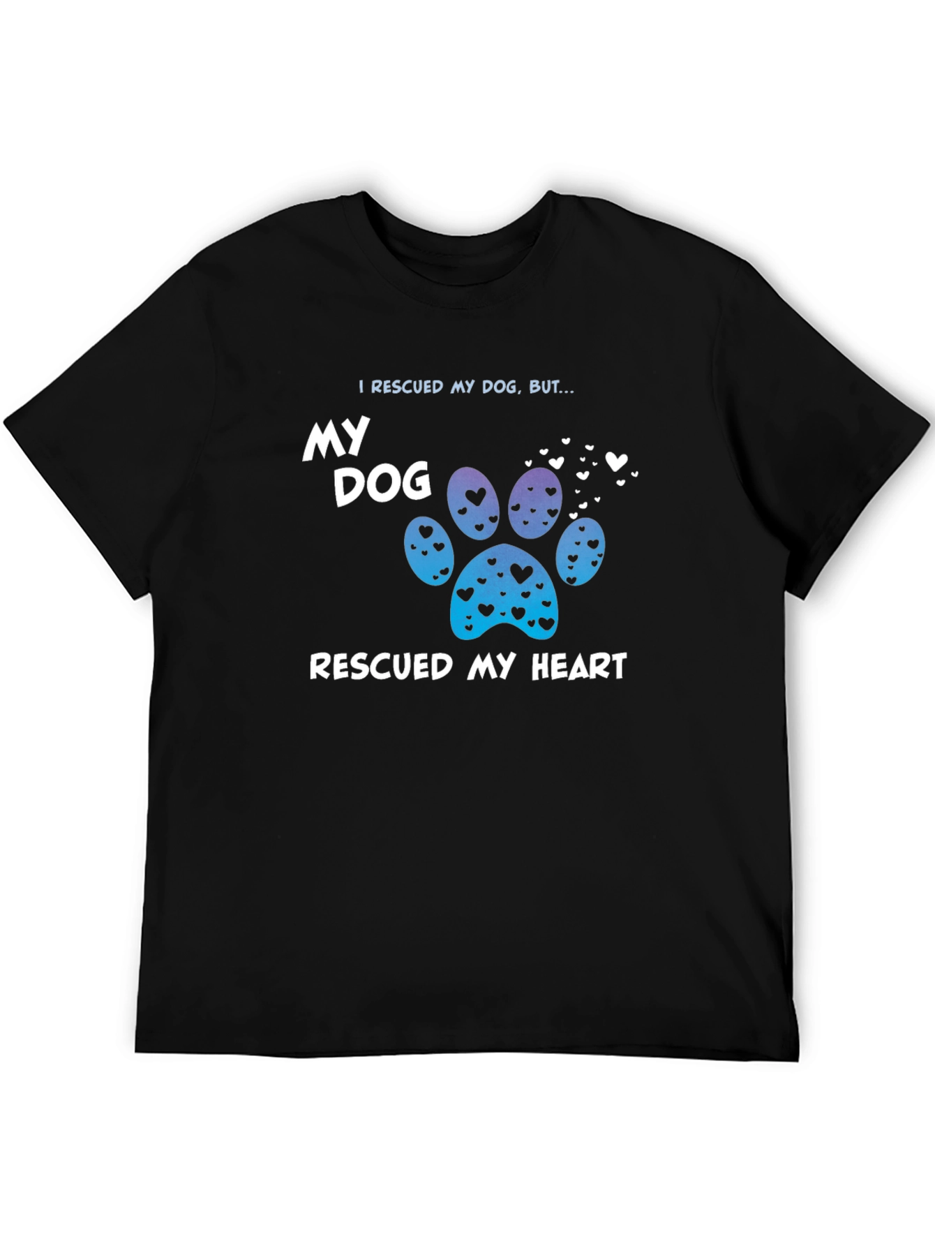 Rescued My Dog T-Shirt - 5