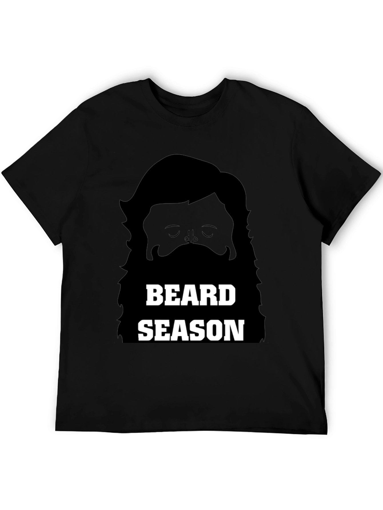 Black Beard Season Graphic Tee - Soft Cotton Unisex Shirt view 5