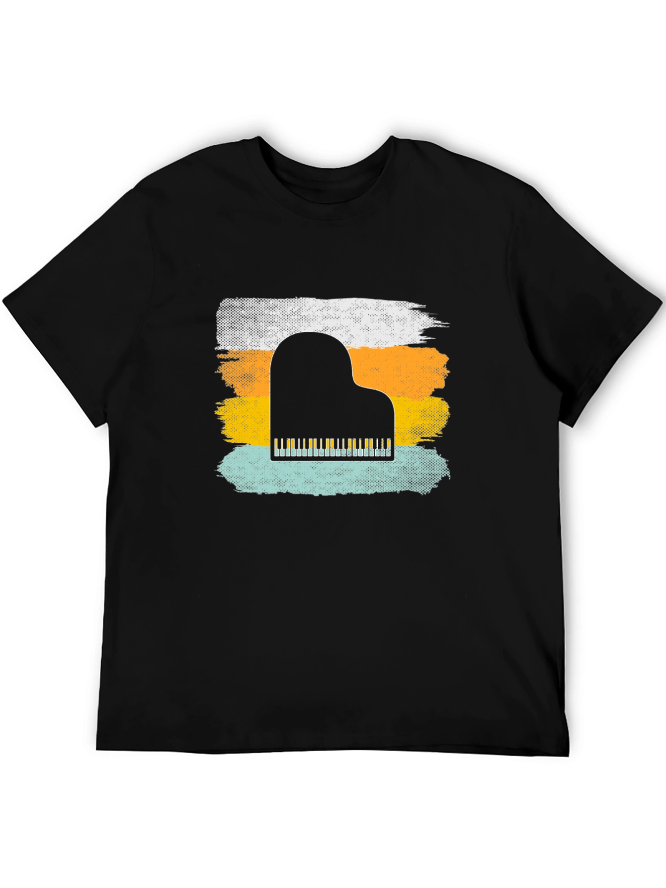 Retro Piano T-Shirt - Music Lover Tee - 5