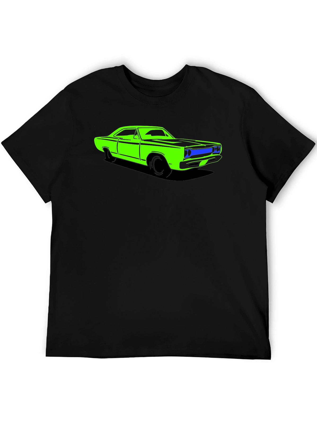 Black Classic Car Graphic T-Shirt - Cool Automotive Design view 5
