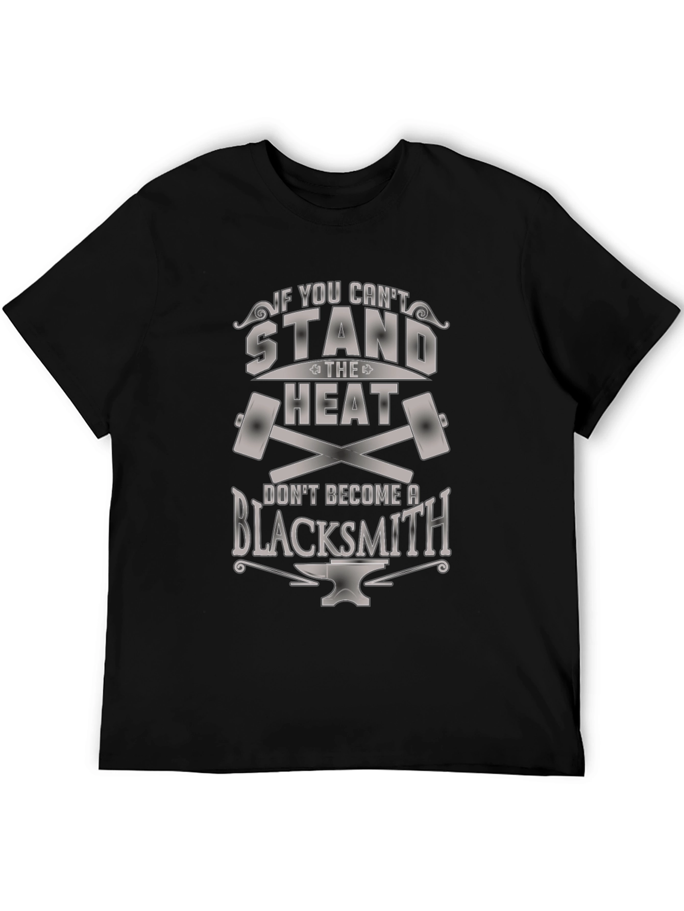 Black Blacksmith T-Shirt - Stand the Heat view 5
