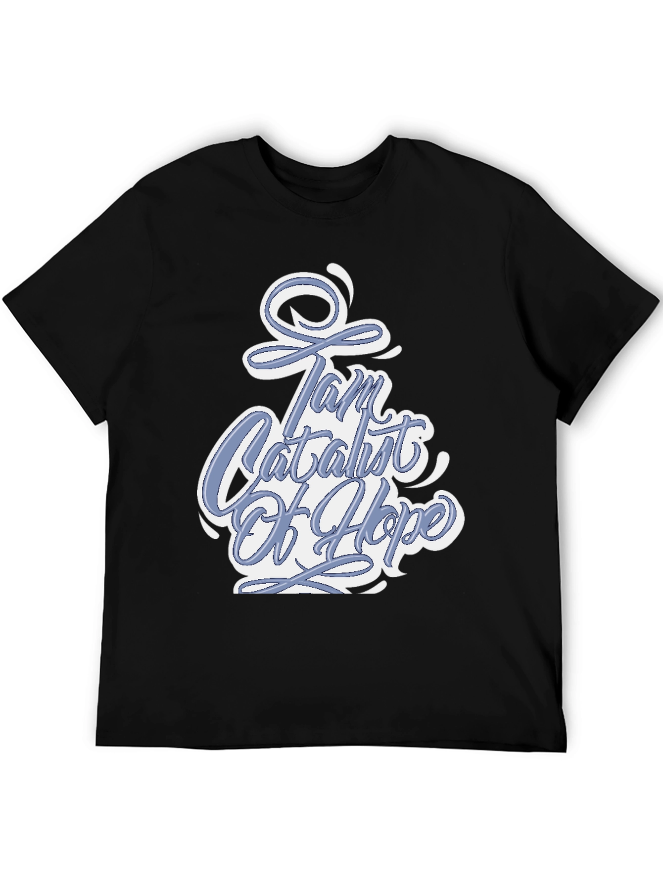 Black I am Catalyst of Hope Graphic T-Shirt view 5