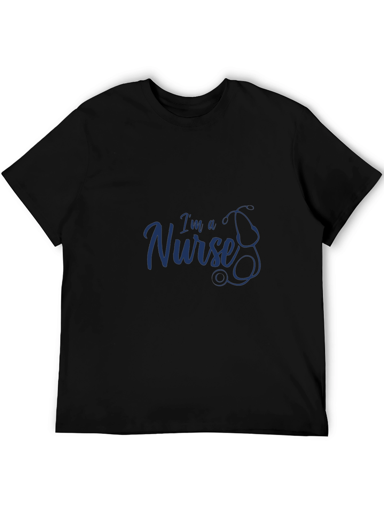 Black I'm a Nurse T-Shirt - Stylish Medical Profession Tee view 5
